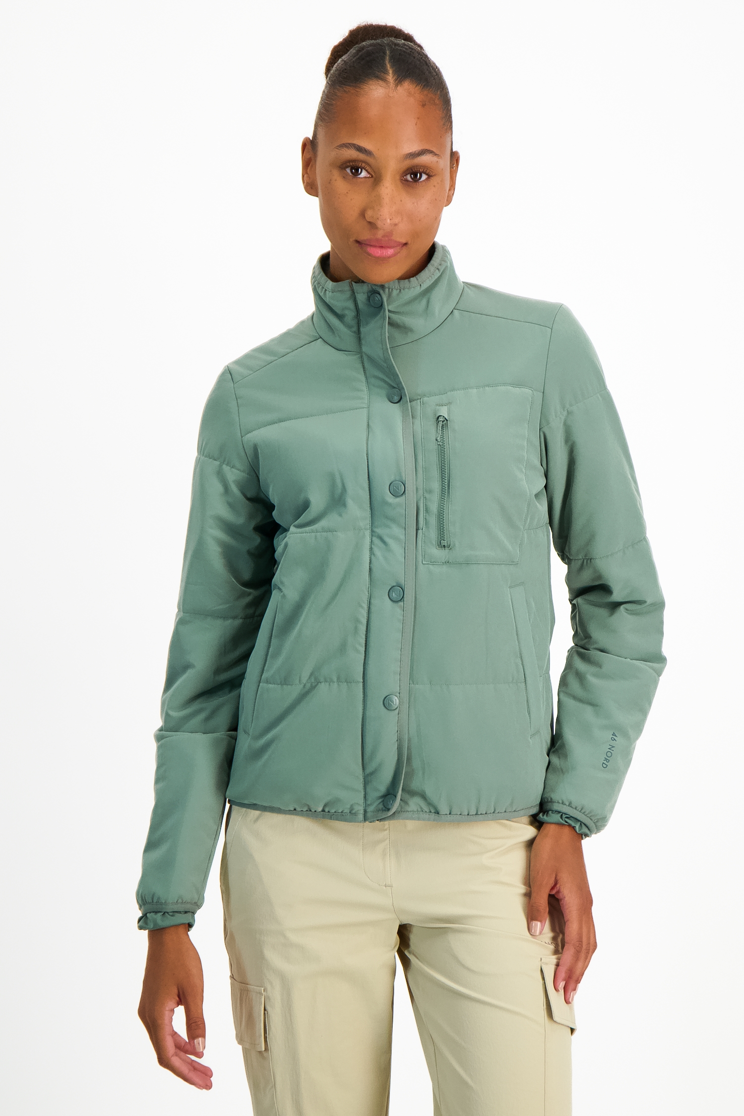 46 NORD Damen Midlayer Grün, Damen, Größe: 44