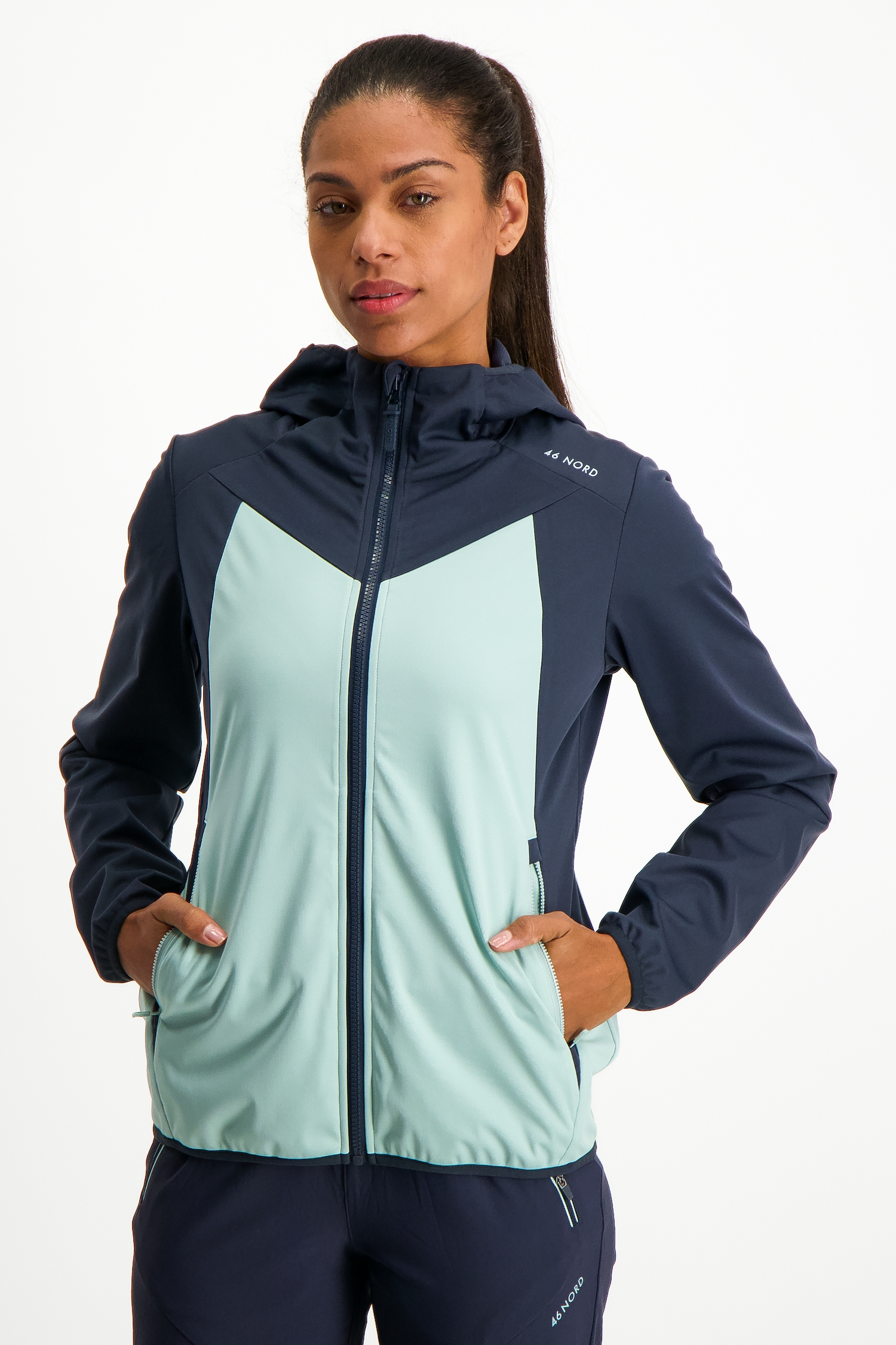 46 NORD Performance Damen Softshelljacke Blau, Damen, Größe: 36
