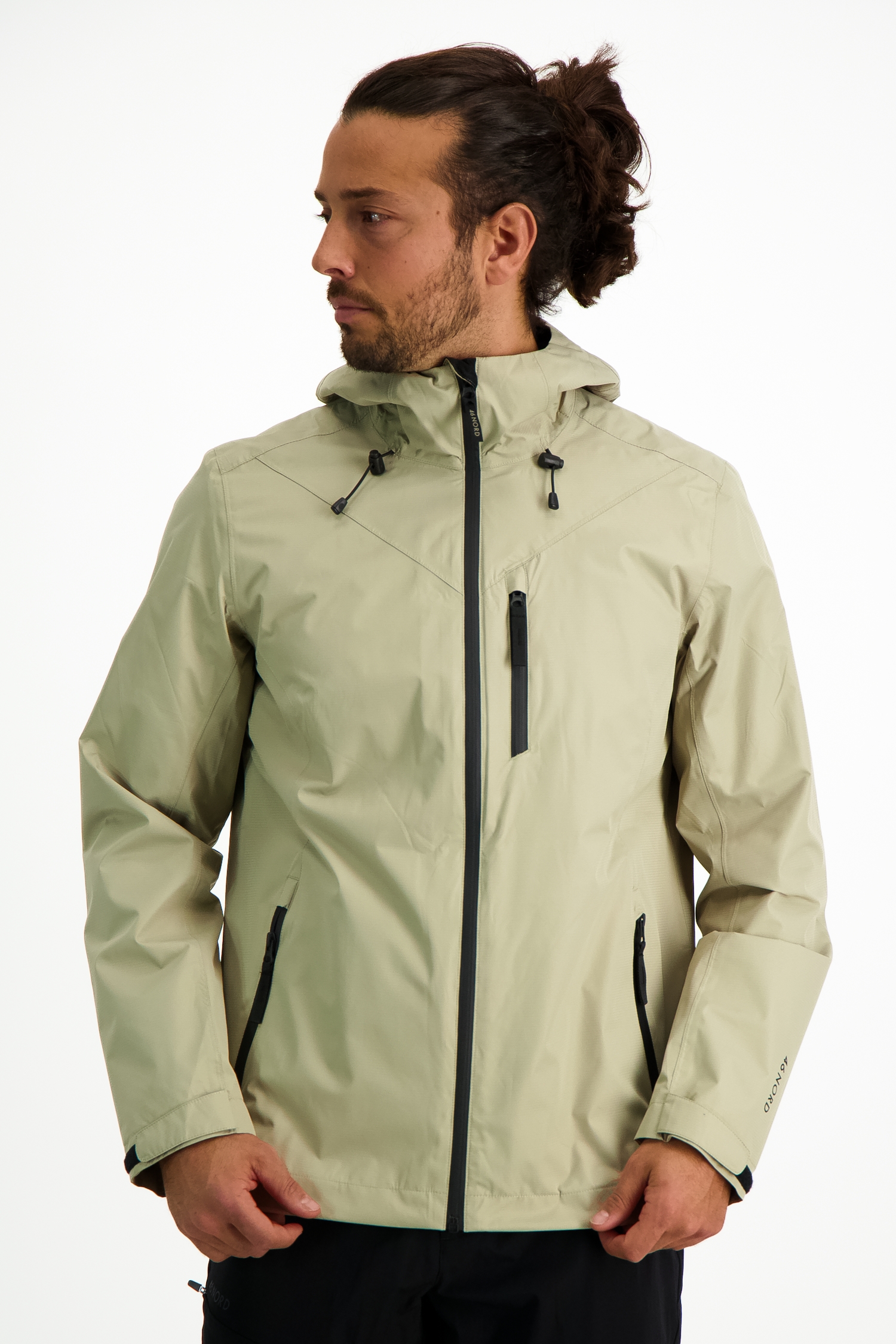 Image of 46 NORD Herren Regenjacke Beige, Herren, Größe: L