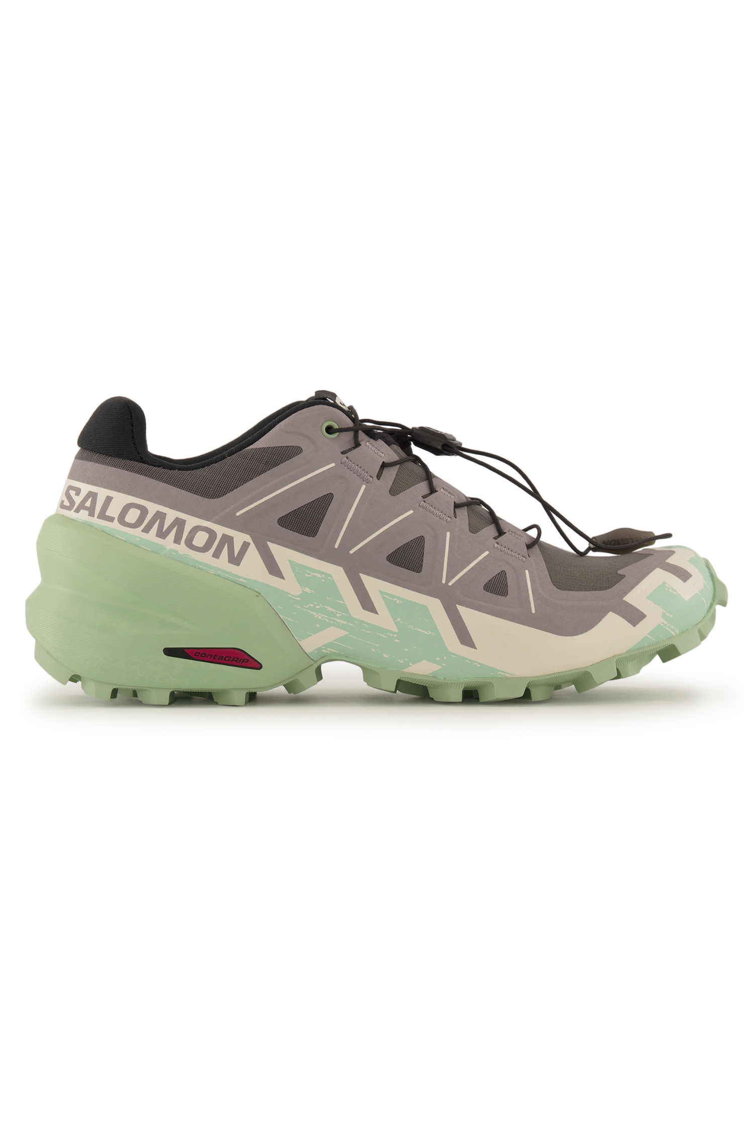 Image of Salomon Speedcross 6 Damen Trailrunningschuh Grau, Damen, Größe: 4 1/2