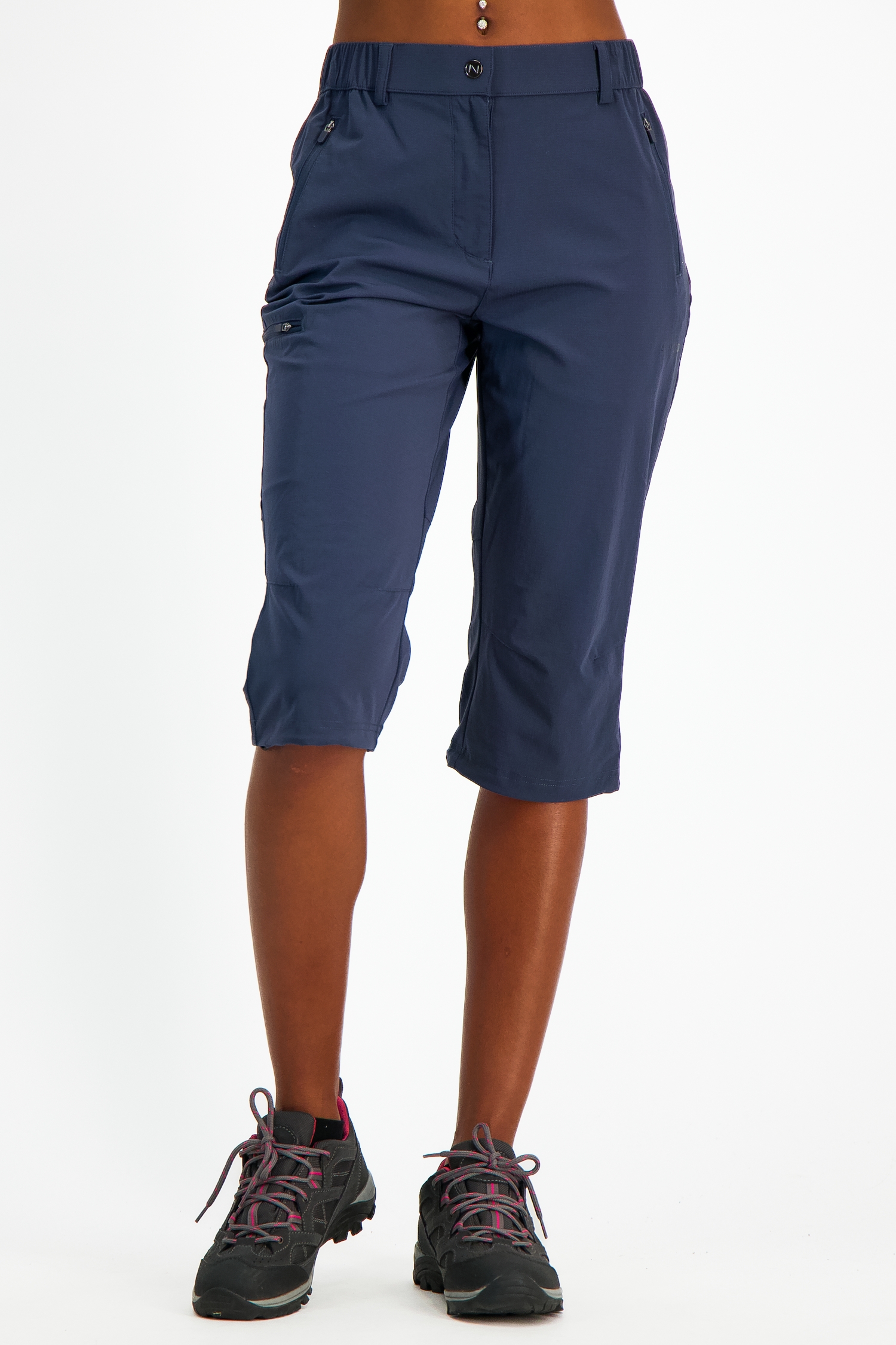 46 NORD Pilatus Damen 3/4 Wanderhose Blau, Damen, Größe: 44