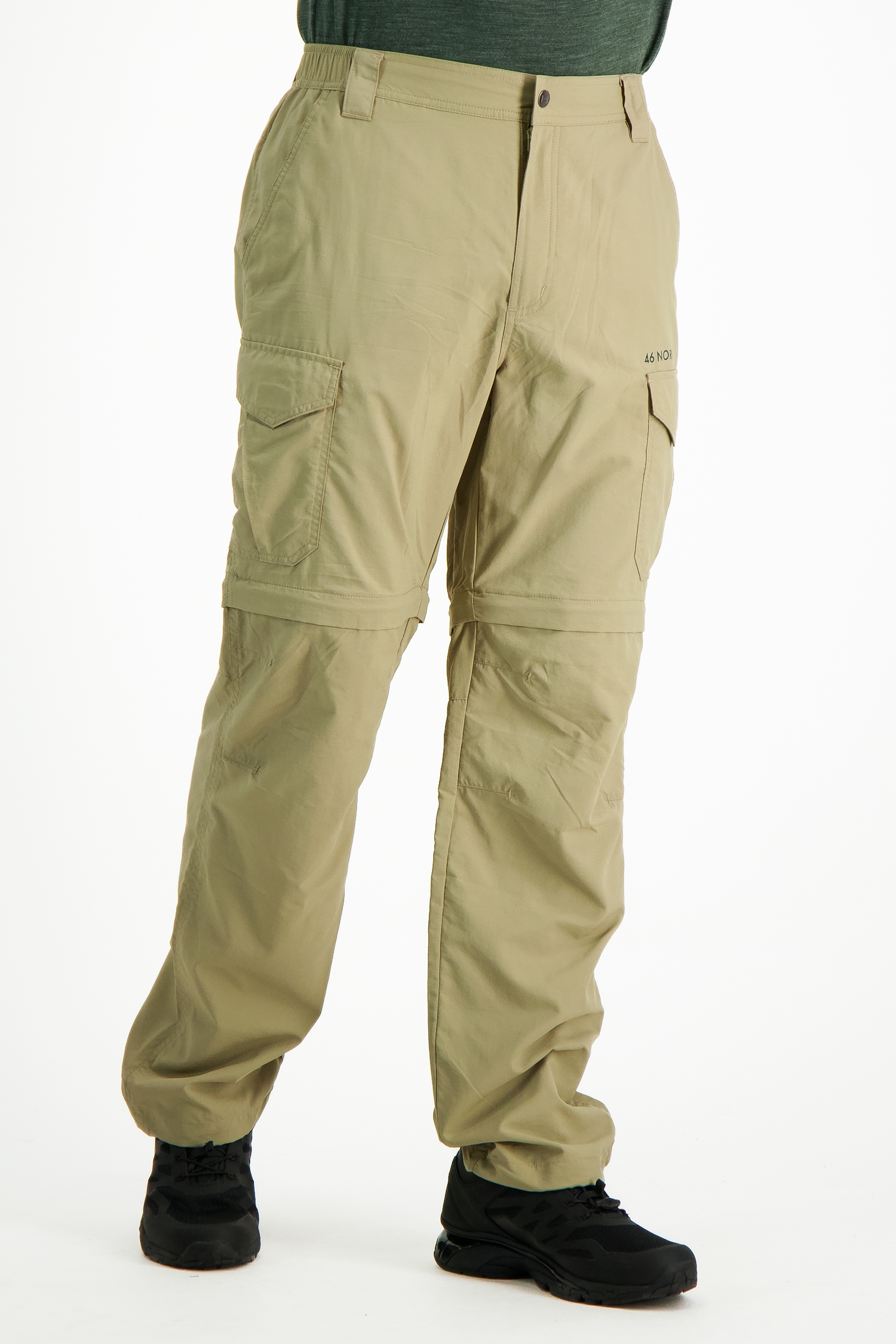 Image of 46 NORD Zip-Off Kurzgrösse Herren Wanderhose Beige, Herren, Größe: 52K