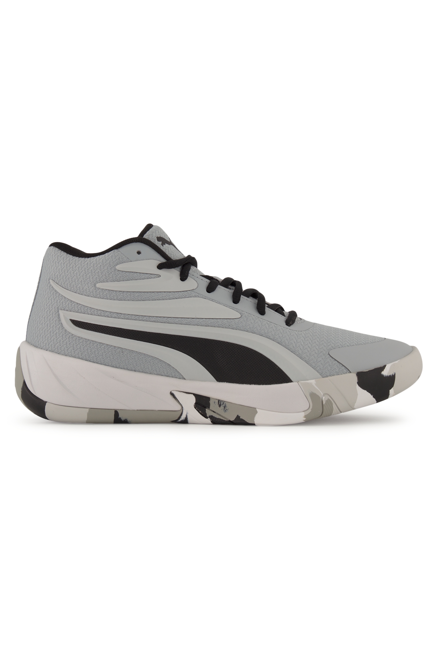 PUMA Court Pro Marble Damen Basketballschuh Grau, Damen, Größe: 9