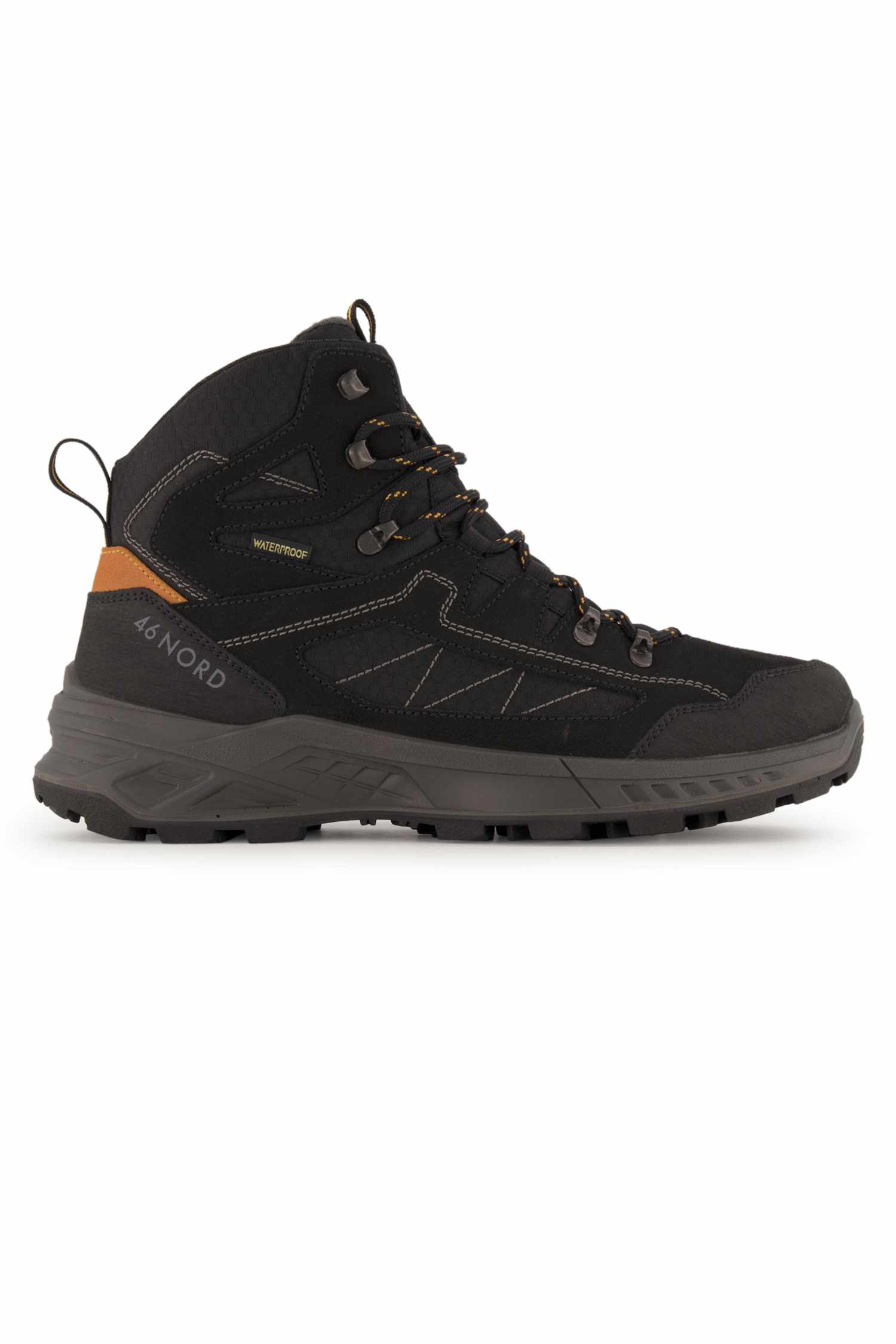 Image of 46 NORD Rawil 2.0 Mid Herren Wanderschuh Schwarz, Herren, Größe: 45