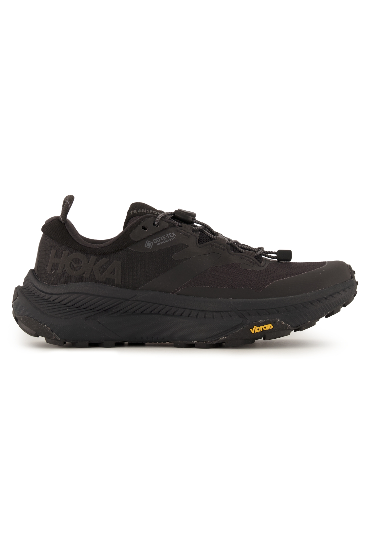 Image of HOKA Transport Gore-Tex® Damen Trekkingschuh Schwarz, Damen, Größe: 5 1/2