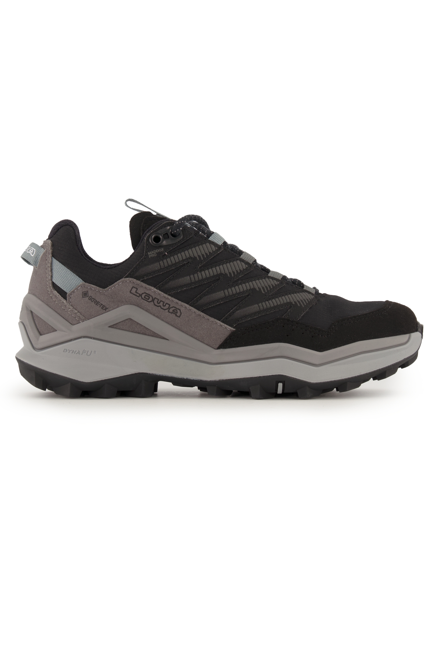 Image of LOWA Maddox Pro Lo Gore-Tex® Damen Trekkingschuh Schwarz, Damen, Größe: 4 1/2