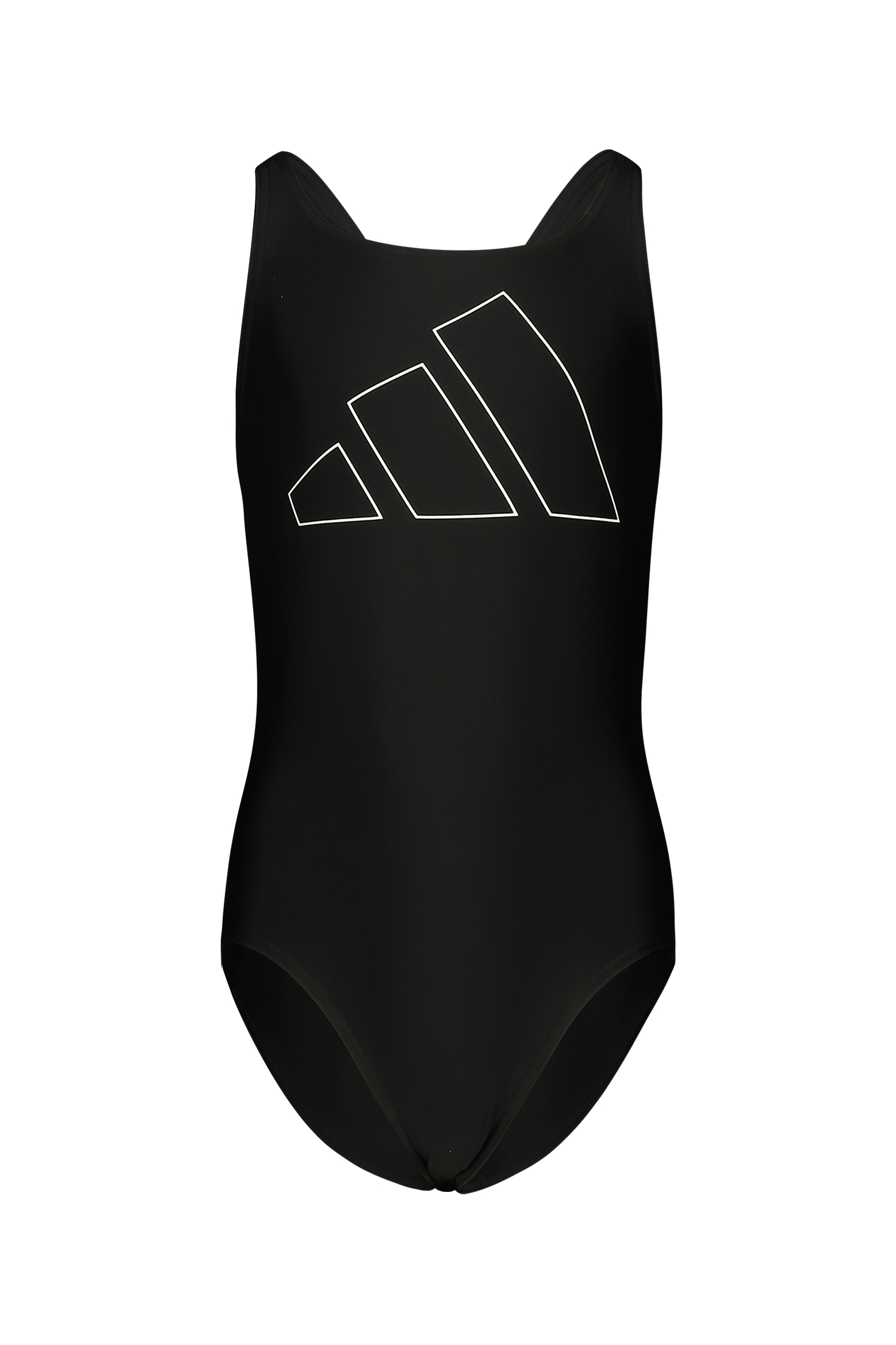 Image of adidas Performance Big Bars Mädchen Badeanzug Schwarz, , Größe: 116