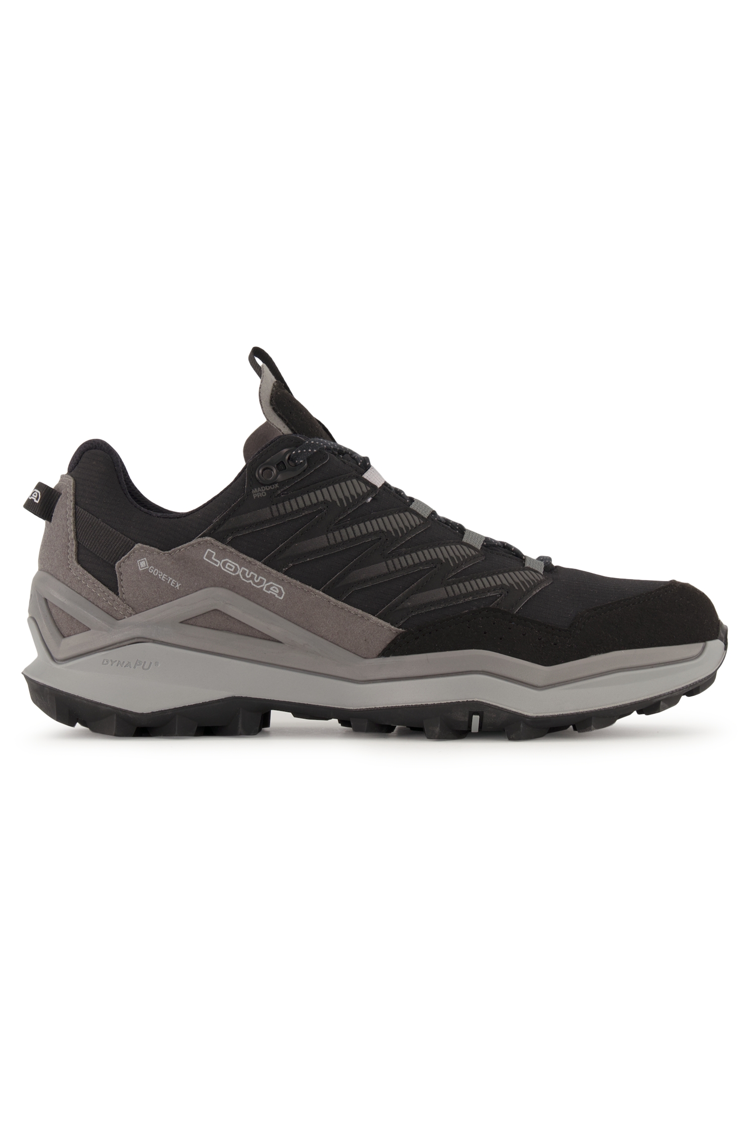 Image of LOWA Maddox Pro Lo Gore-Tex® Herren Trekkingschuh Schwarz, Herren, Größe: 11 1/2