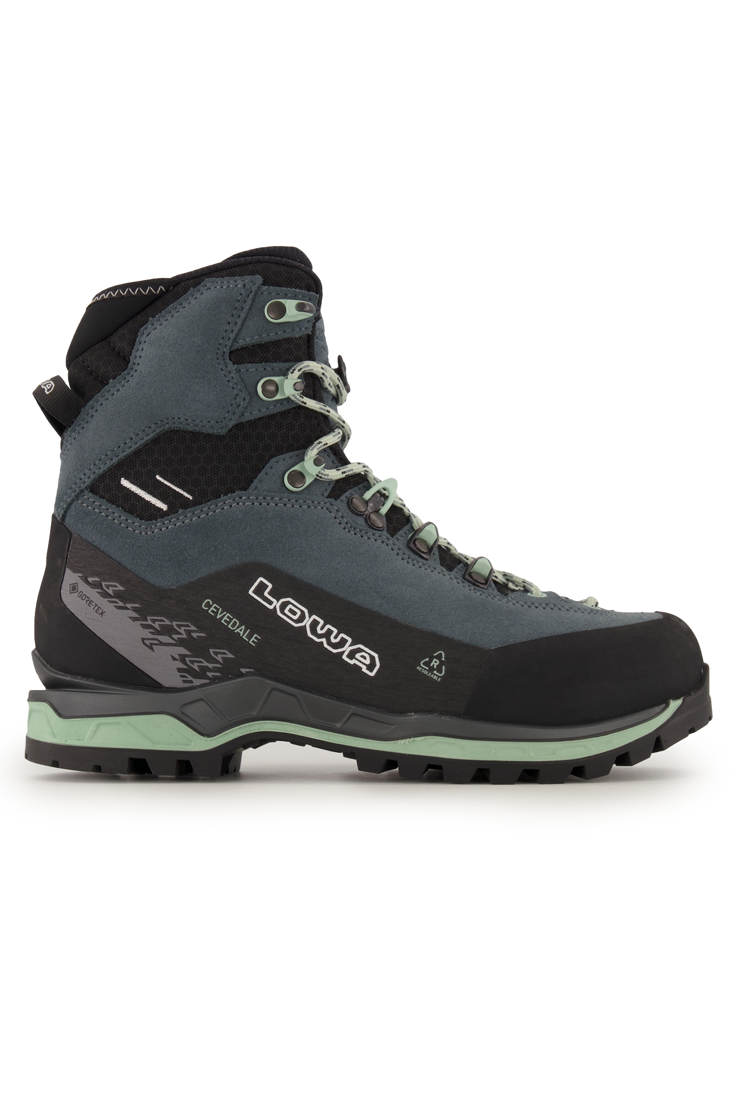 Image of LOWA Cevedale Pro Mid Gore-Tex® Damen Wanderschuh Türkis, Damen, Größe: 5