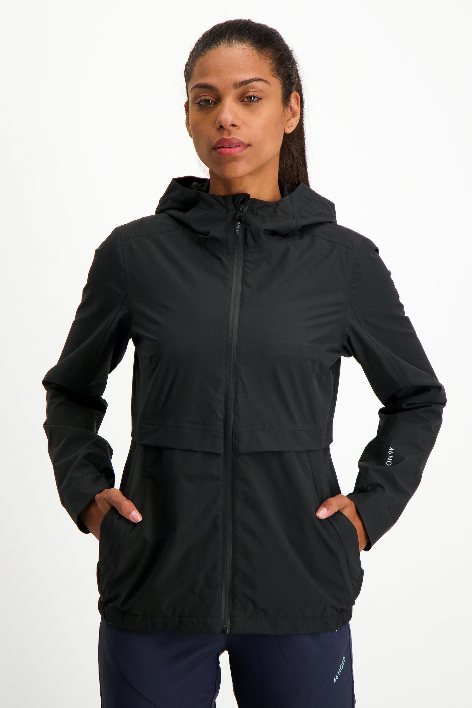 Image of 46 NORD 2L Damen Regenjacke Schwarz, Damen, Größe: 38