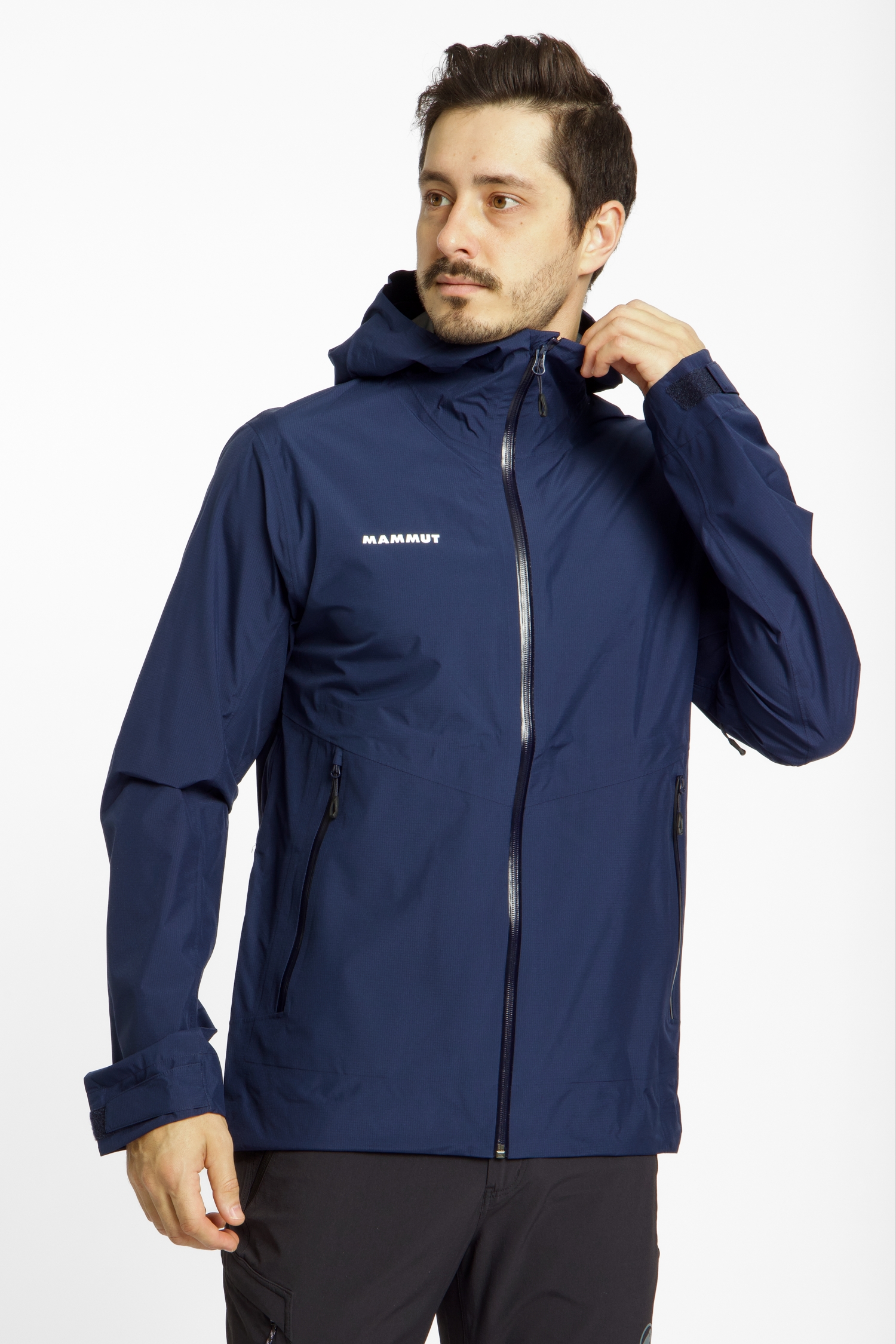 Image of MAMMUT Alto Light Hooded Herren Outdoorjacke Blau, Herren, Größe: S
