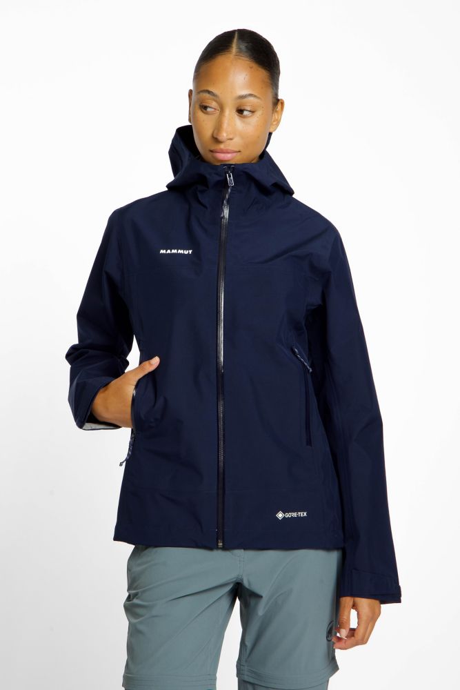 Image of MAMMUT Crater Light Hooded Gore-Tex® Damen Outdoorjacke Blau, Damen, Größe: L