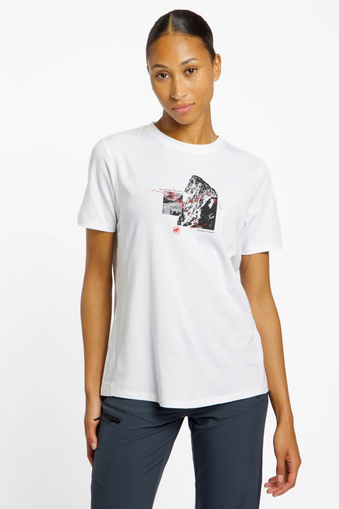 MAMMUT Mountain 4208m Damen T-Shirt Weiss, Damen, Größe: L