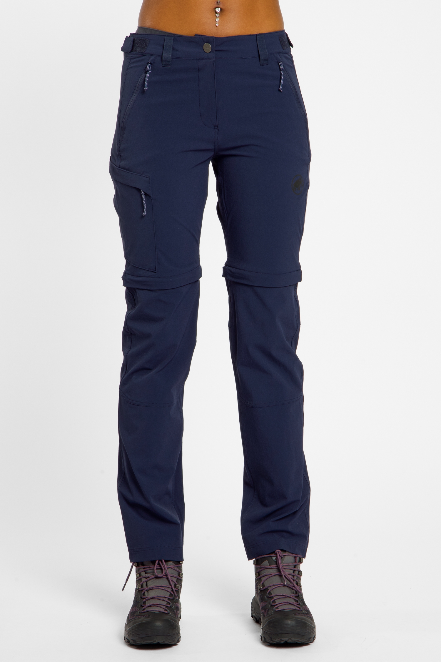 Image of MAMMUT Runbold IV Zip-Off Damen Wanderhose Blau, Damen, Größe: 34