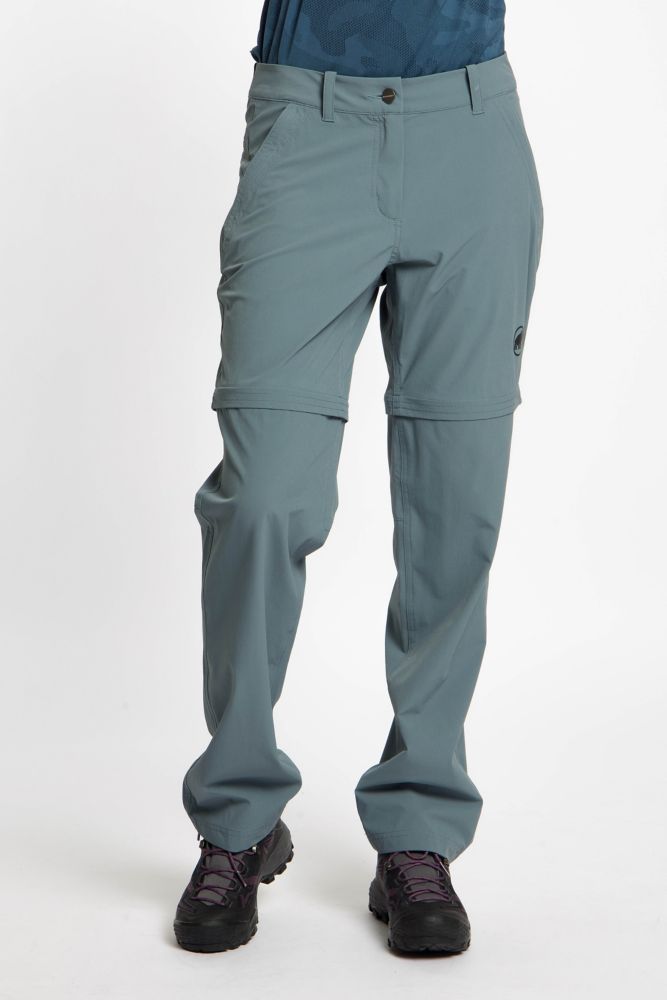 MAMMUT Hiking V Zip-Off Damen Wanderhose Grau, Damen, Größe: 44