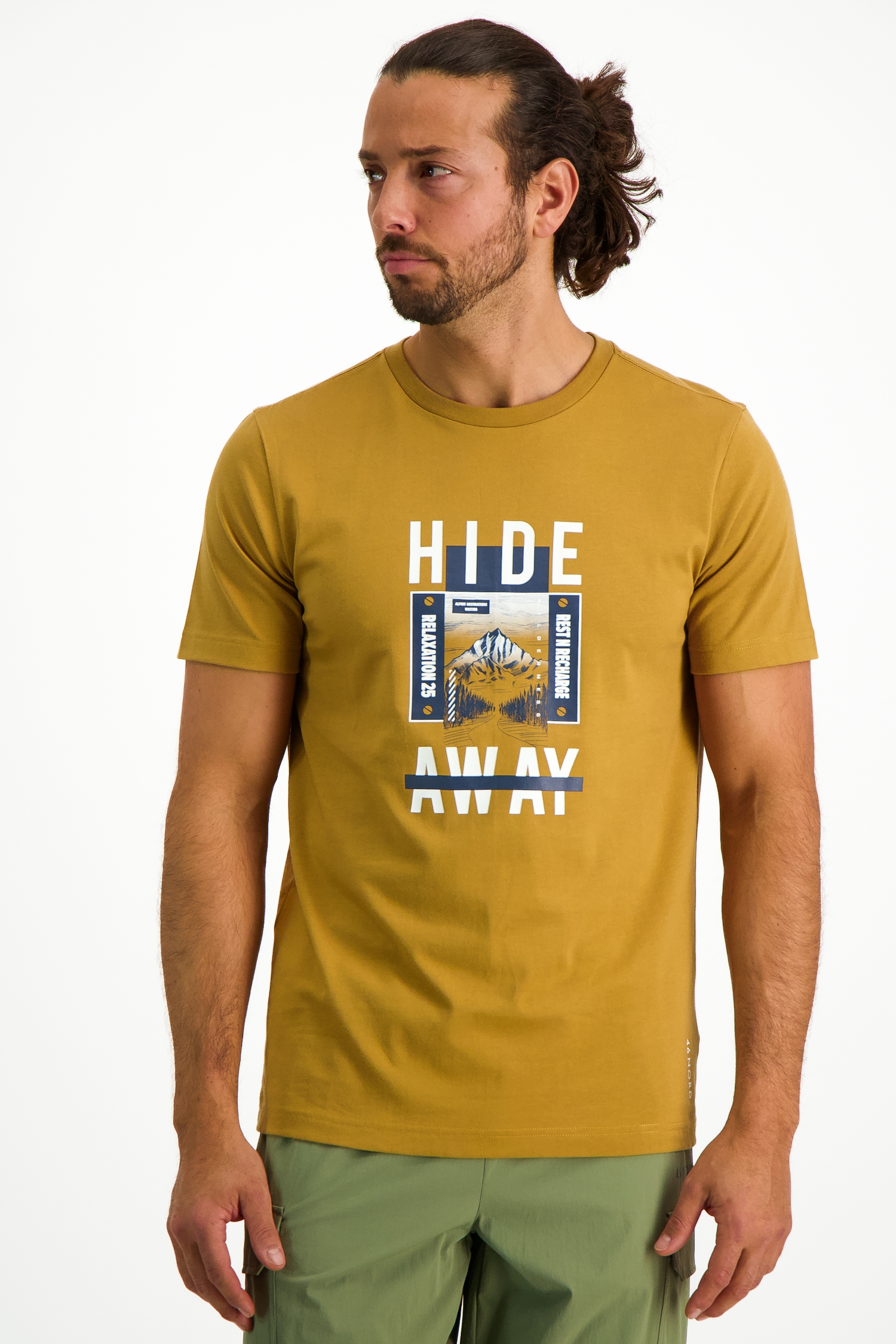 Image of 46 NORD Herren T-Shirt Braun, Herren, Größe: M