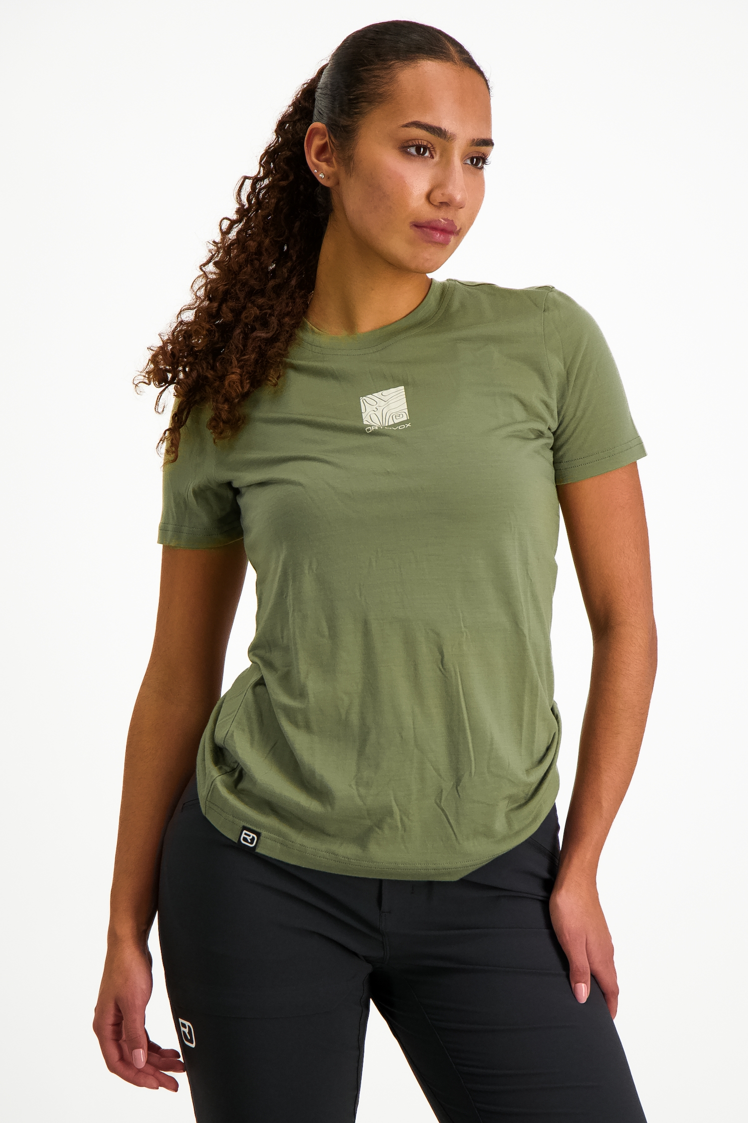 Image of Ortovox 120 COOL TEC Abstract Damen T-Shirt Grün, Damen, Größe: M