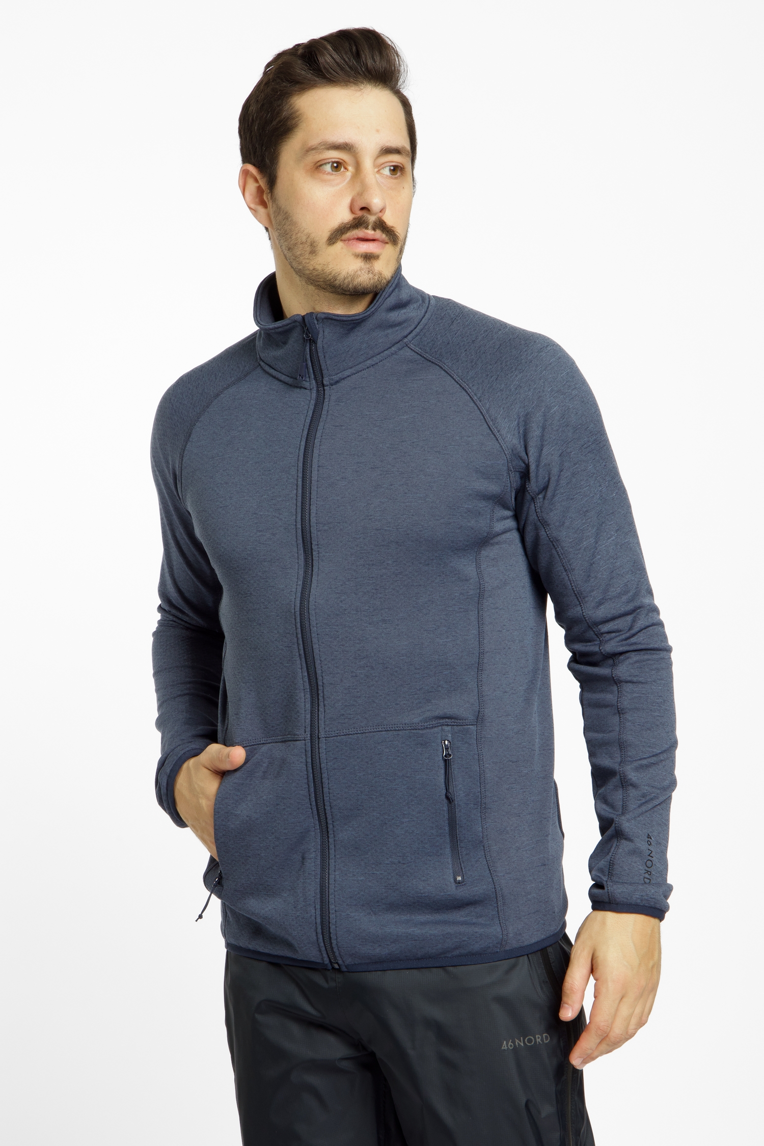 46 NORD Herren Midlayer Blau, Herren, Größe: L
