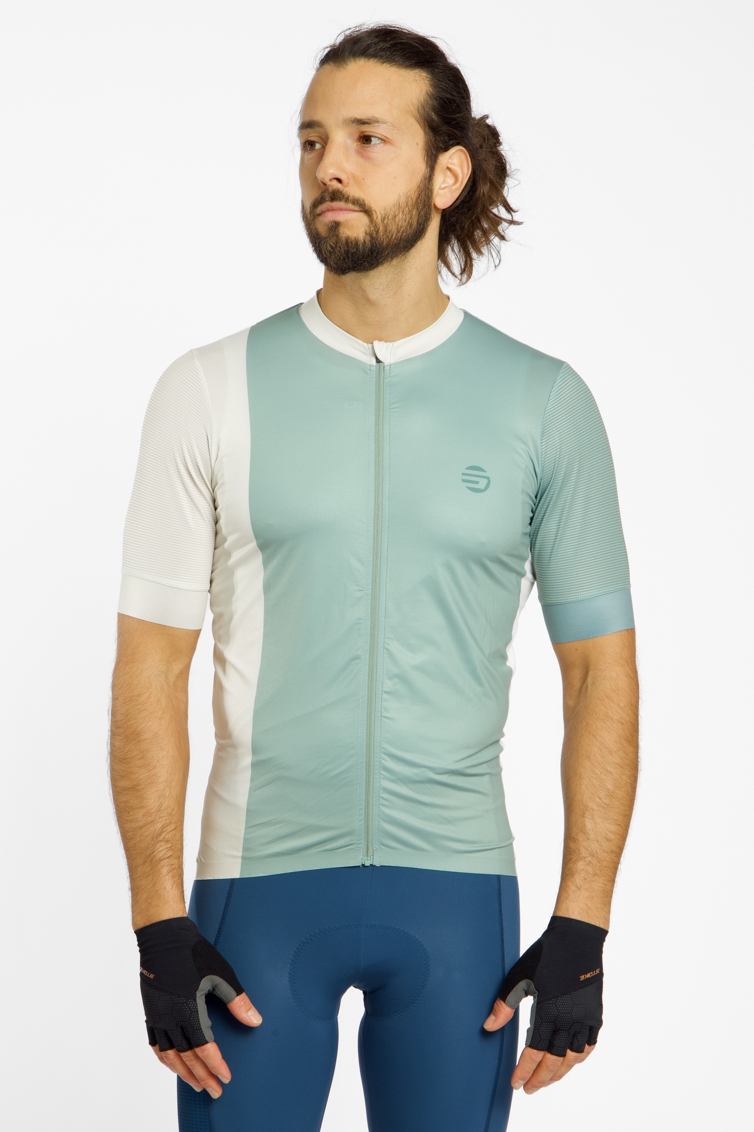 Stoke Calobra Full-Zip Herren Biketrikot Grün, Herren, Größe: XL