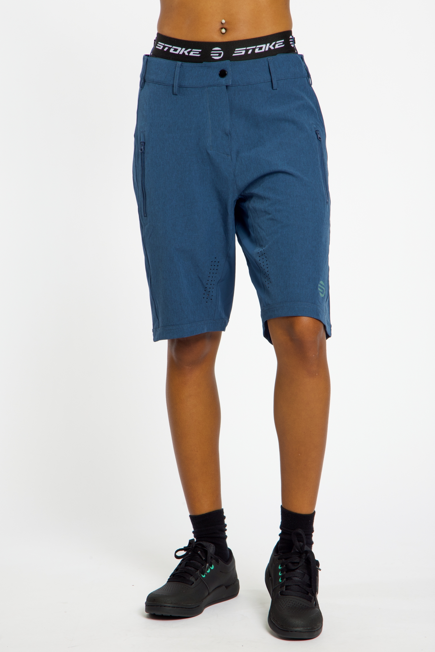 Stoke Peppa MTB Damen Bikeshort Türkis, Damen, Größe: XS
