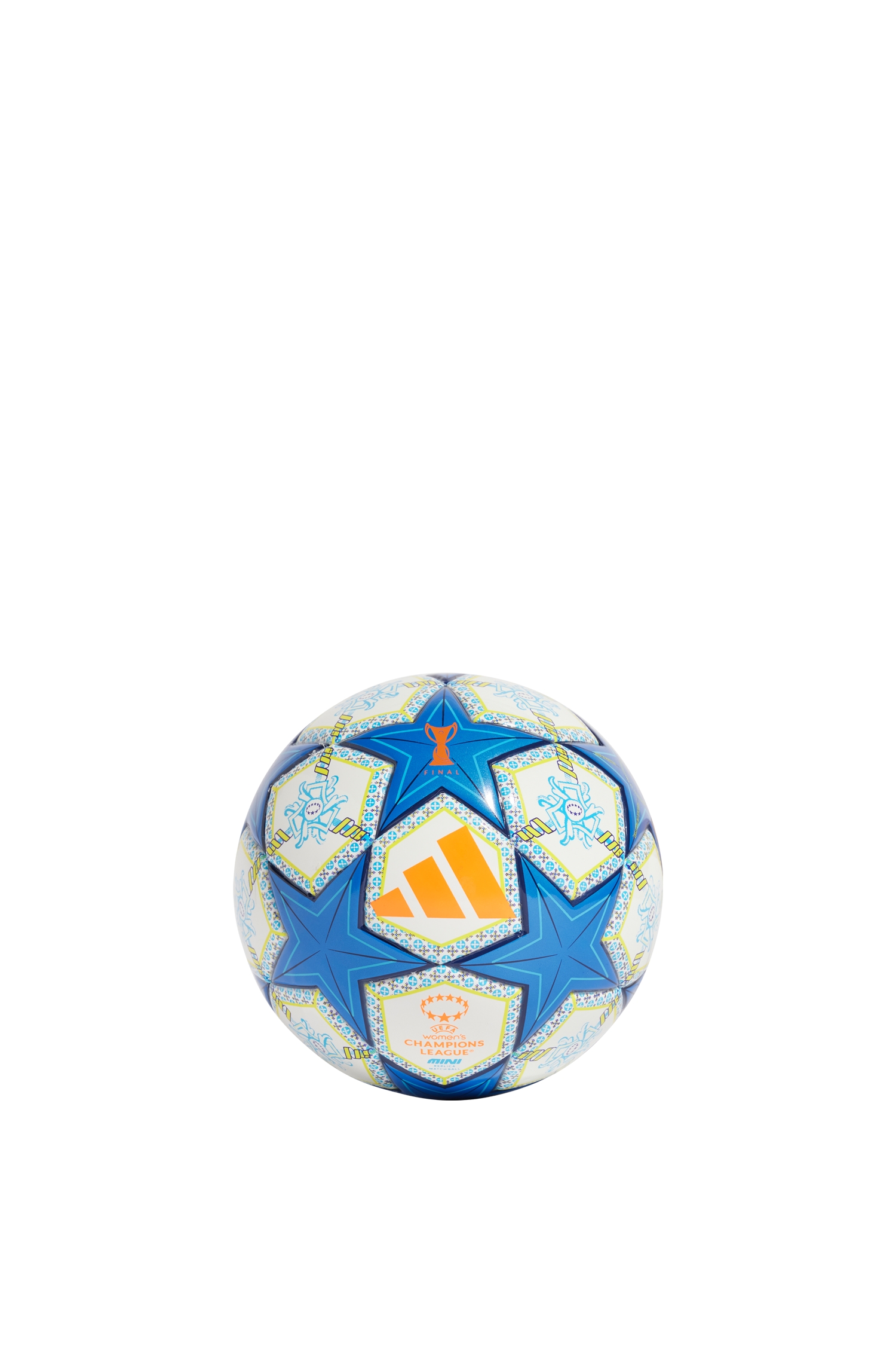 Image of adidas UWCL 24/25 Knock-Out Phase Mini Ball Blau, , Größe: 1