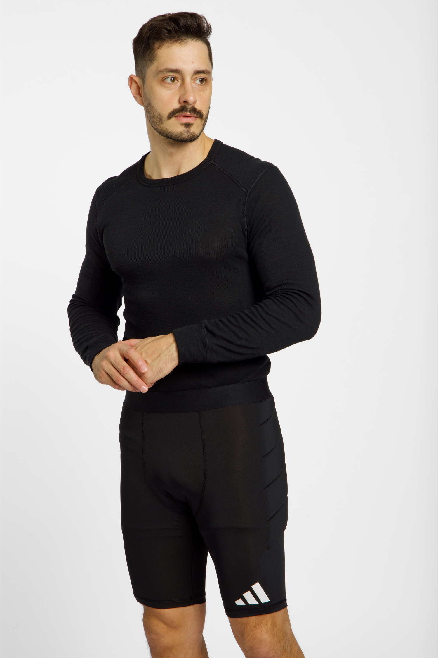 Image of adidas Squadra 25 Goalkeeper Herren Short Schwarz, Herren, Größe: S