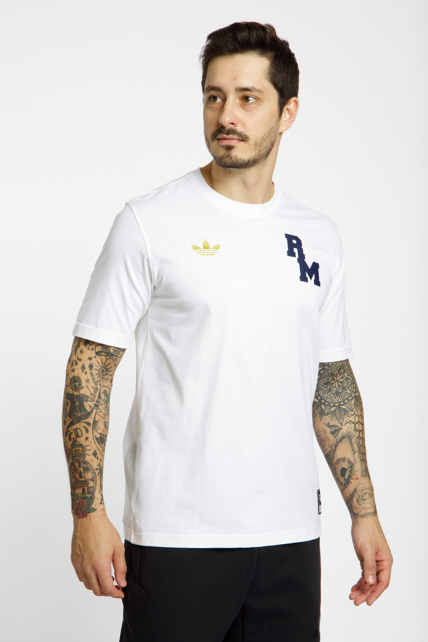 Image of adidas Real Madrid VRCT Herren T-Shirt Weiss, Herren, Größe: S