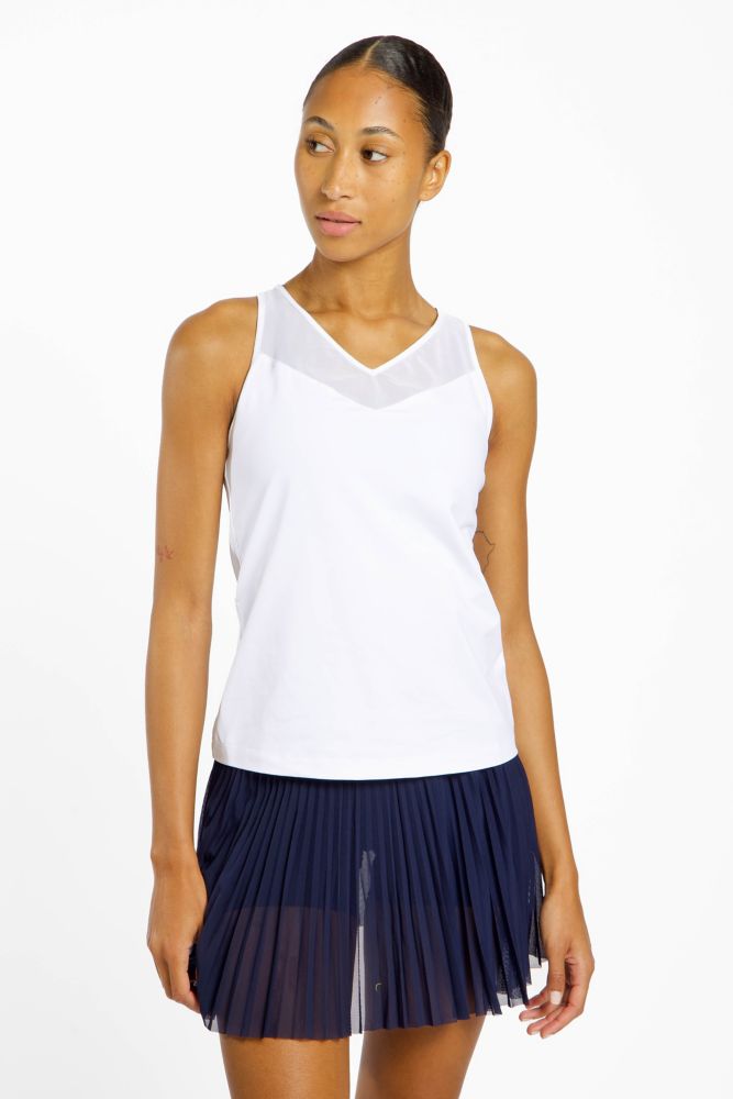 Image of FILA Angelika Damen Tennisshirt Weiss, Damen, Größe: S
