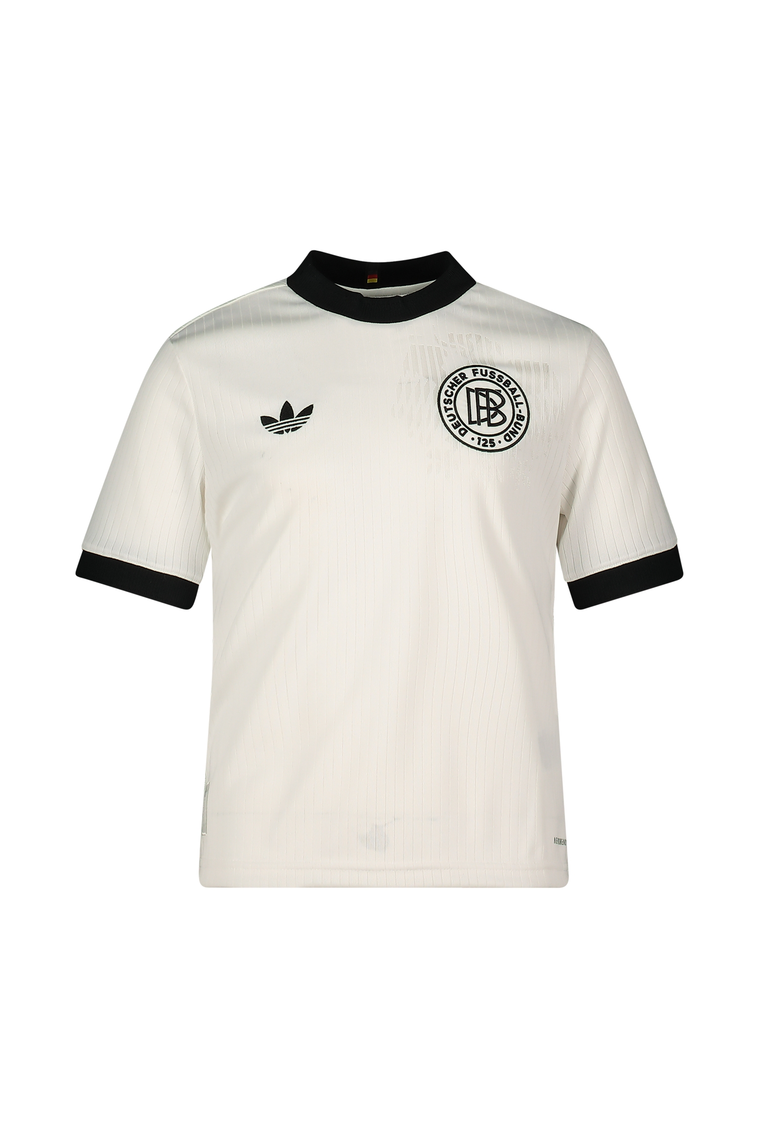 Image of adidas Deutschland 125 Jubiläum Kinder Fussballtrikot 2025 Weiss, , Größe: 128