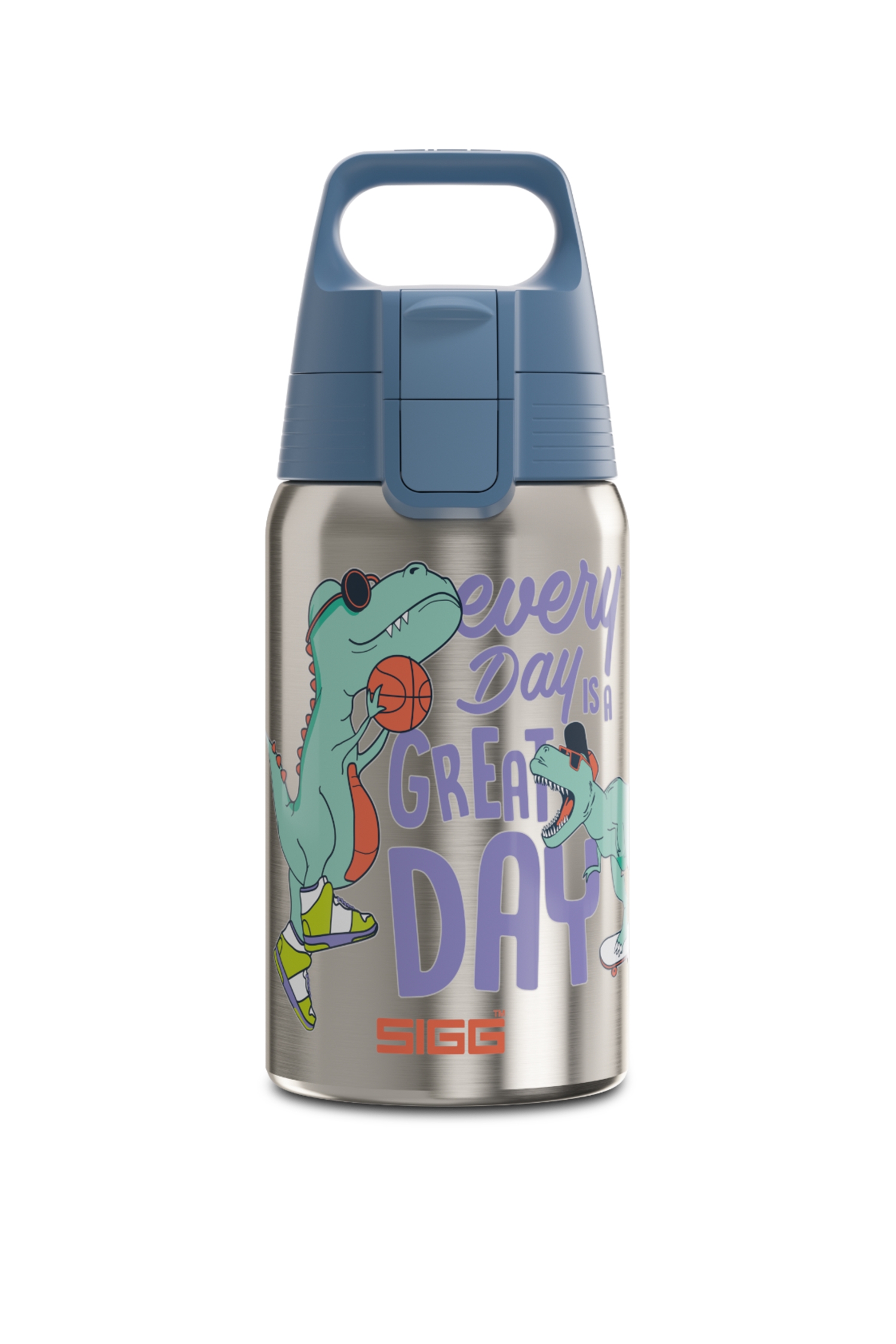 Sigg Shield ONE 500 ml Kinder Trinkflasche Blau, , Größe: ONE SIZE