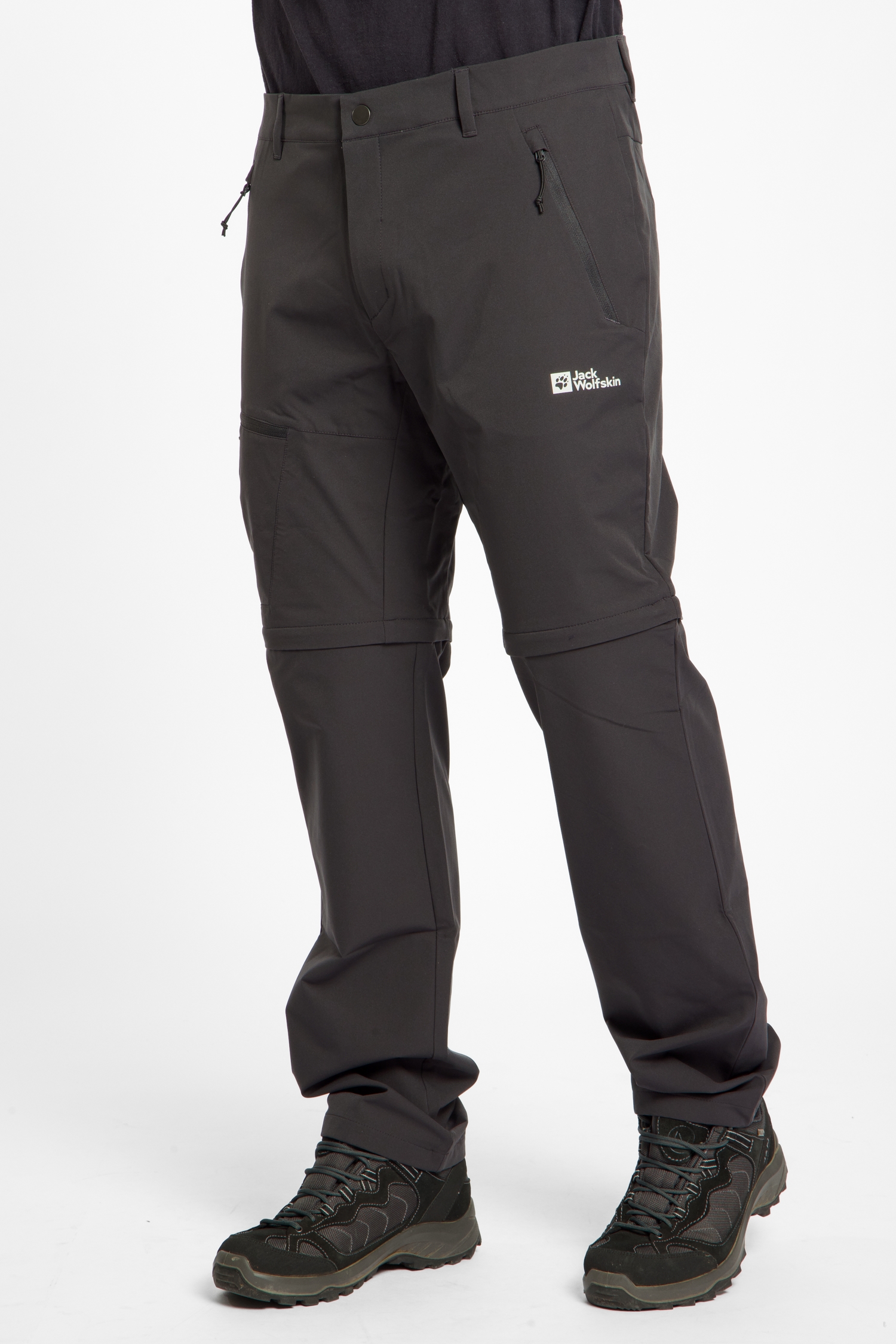 Image of Jack Wolfskin Pico Trail Zip-Off Herren Wanderhose Grau, Herren, Größe: 50