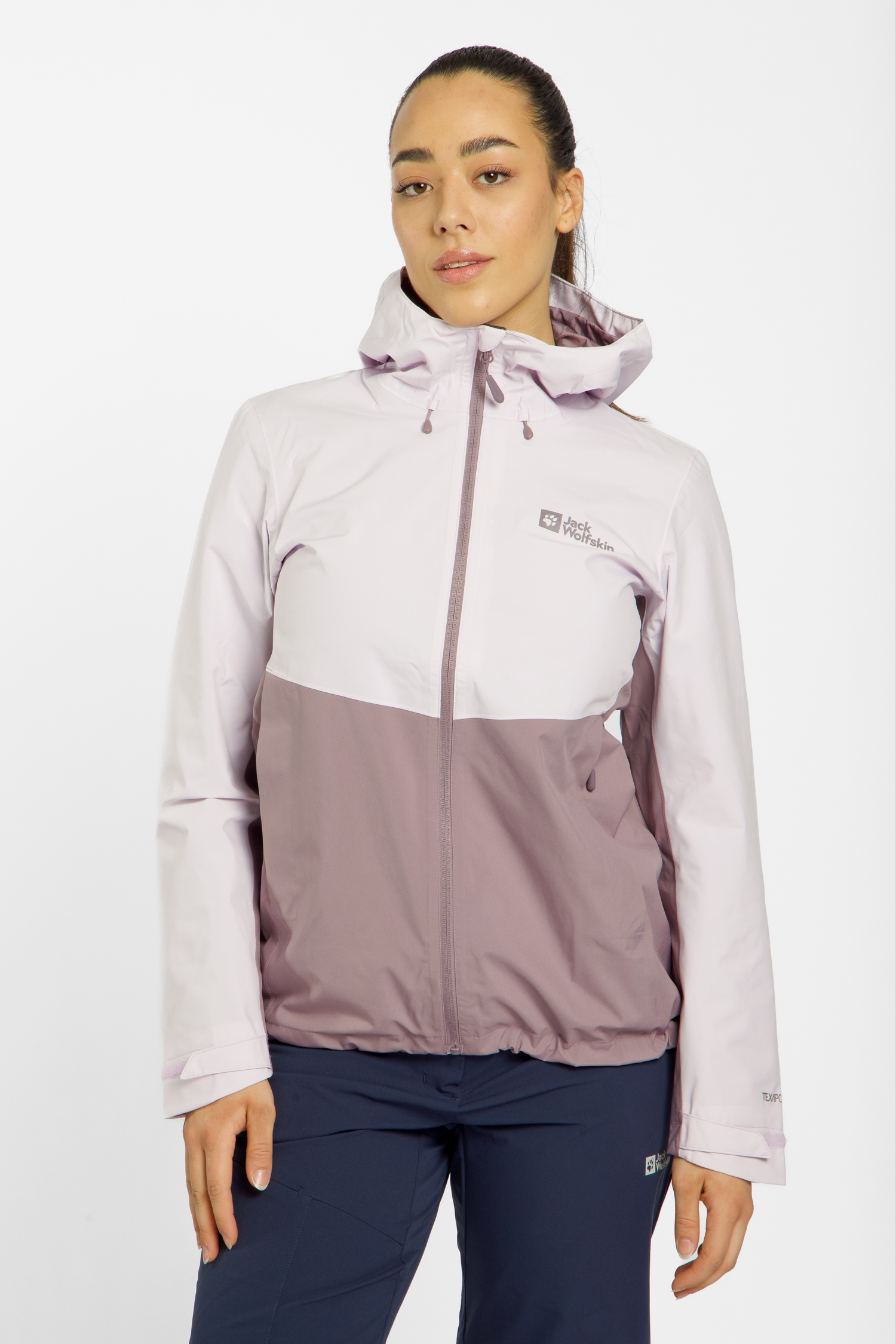 Image of Jack Wolfskin Weiltal 2L Damen Outdoorjacke Lila, Damen, Größe: XL