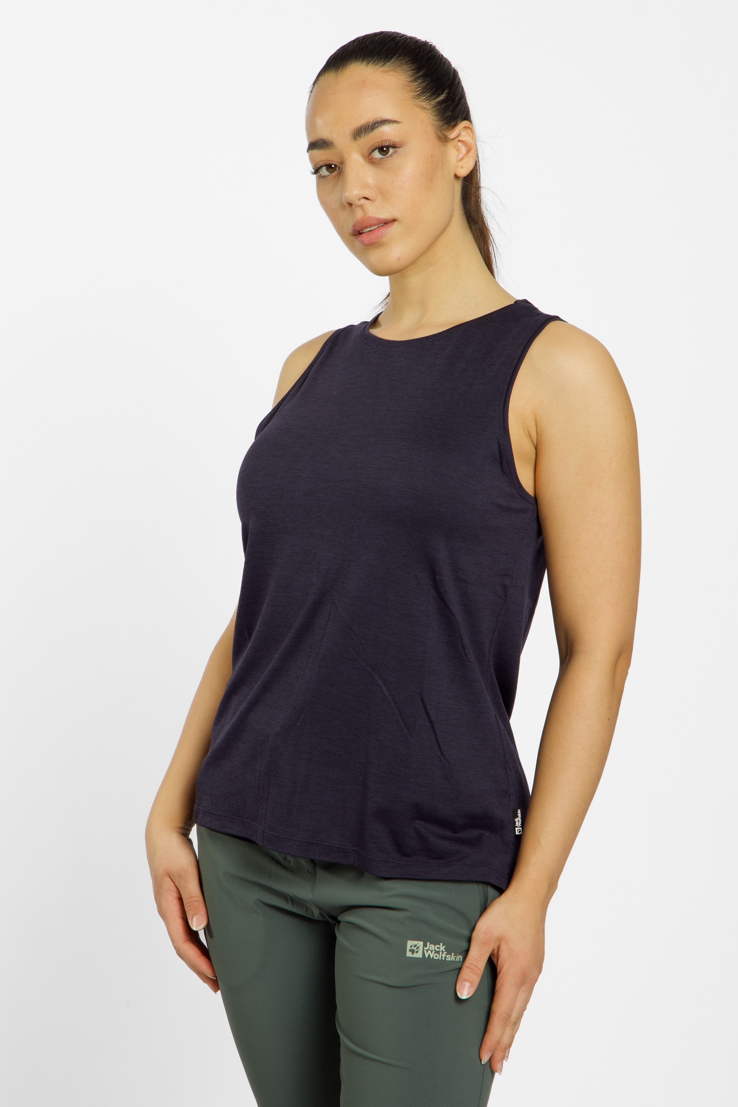 Jack Wolfskin Travel Damen Top Blau, Damen, Größe: S