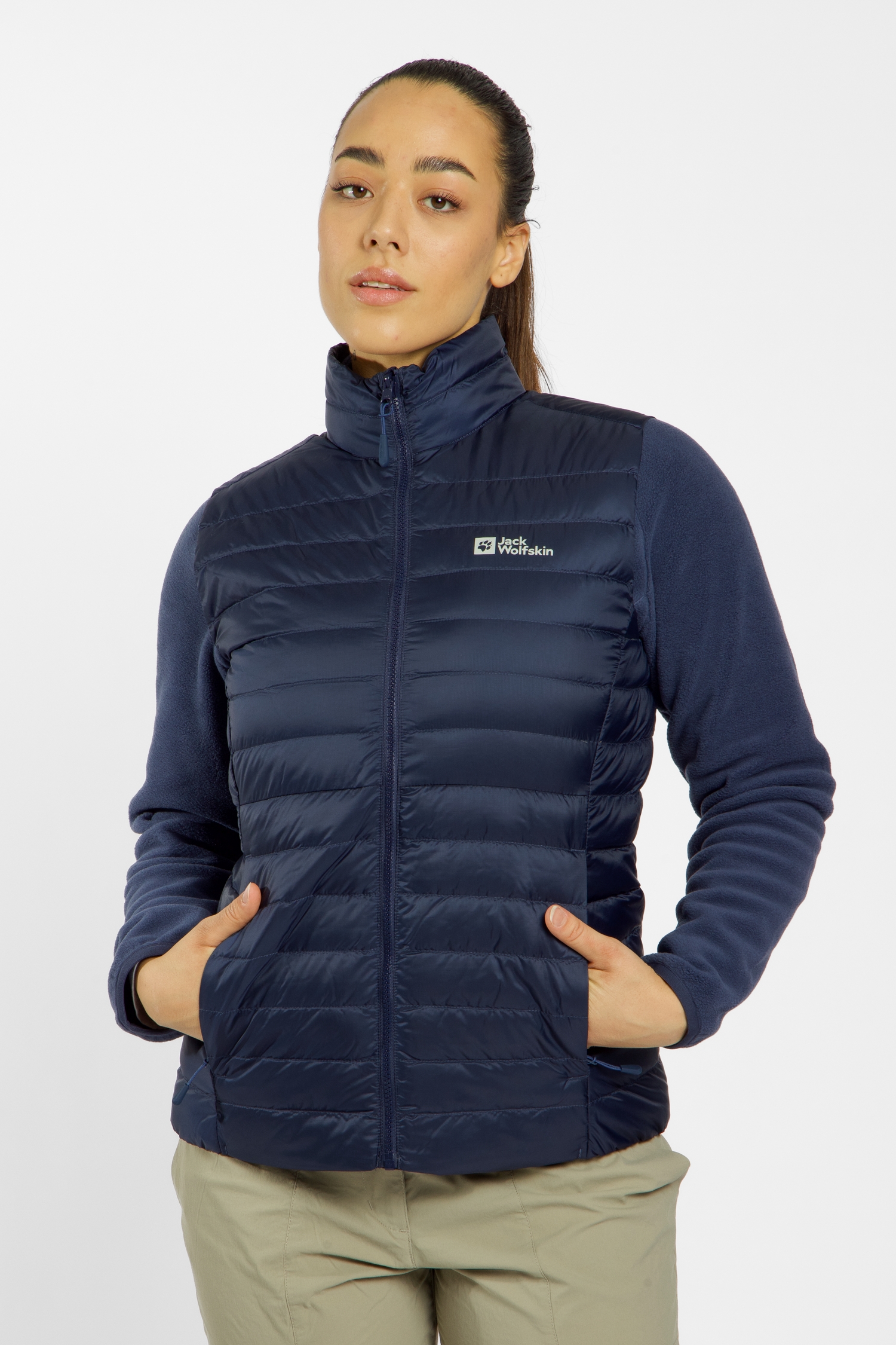 Jack Wolfskin Pilvi Down Damen Gilet Blau, Damen, Größe: XL