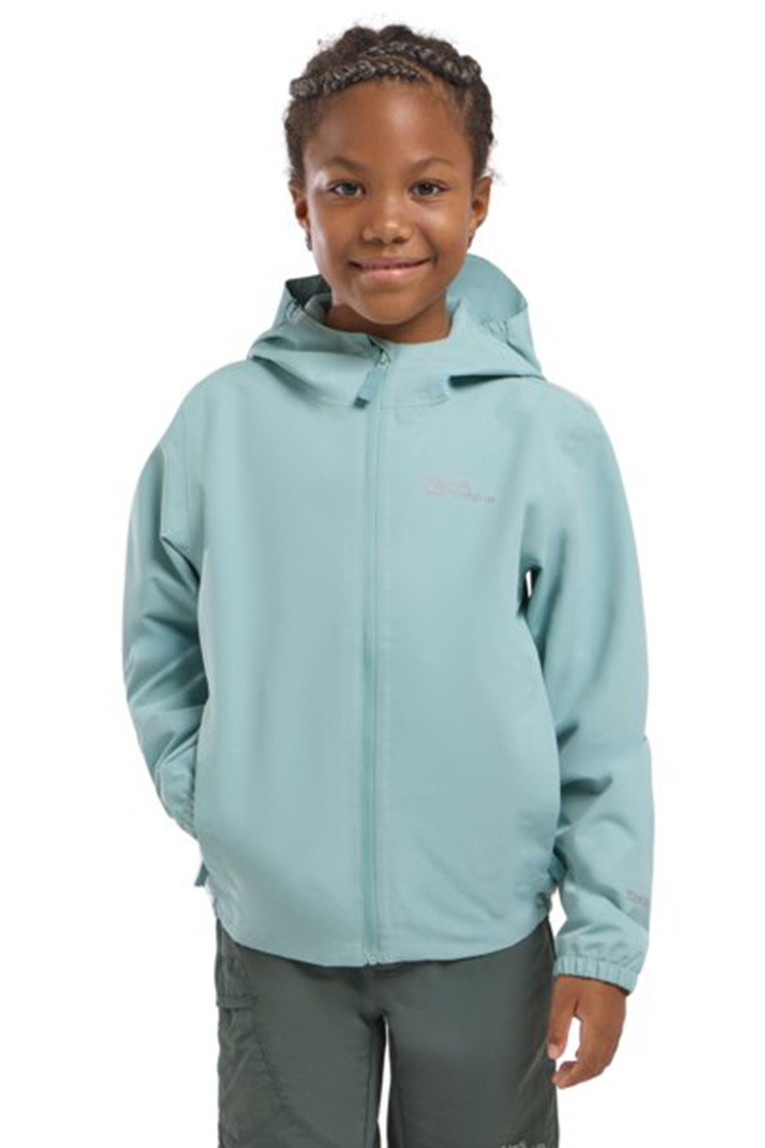 Jack Wolfskin Flaze Kinder Outdoorjacke Grün, , Größe: 128