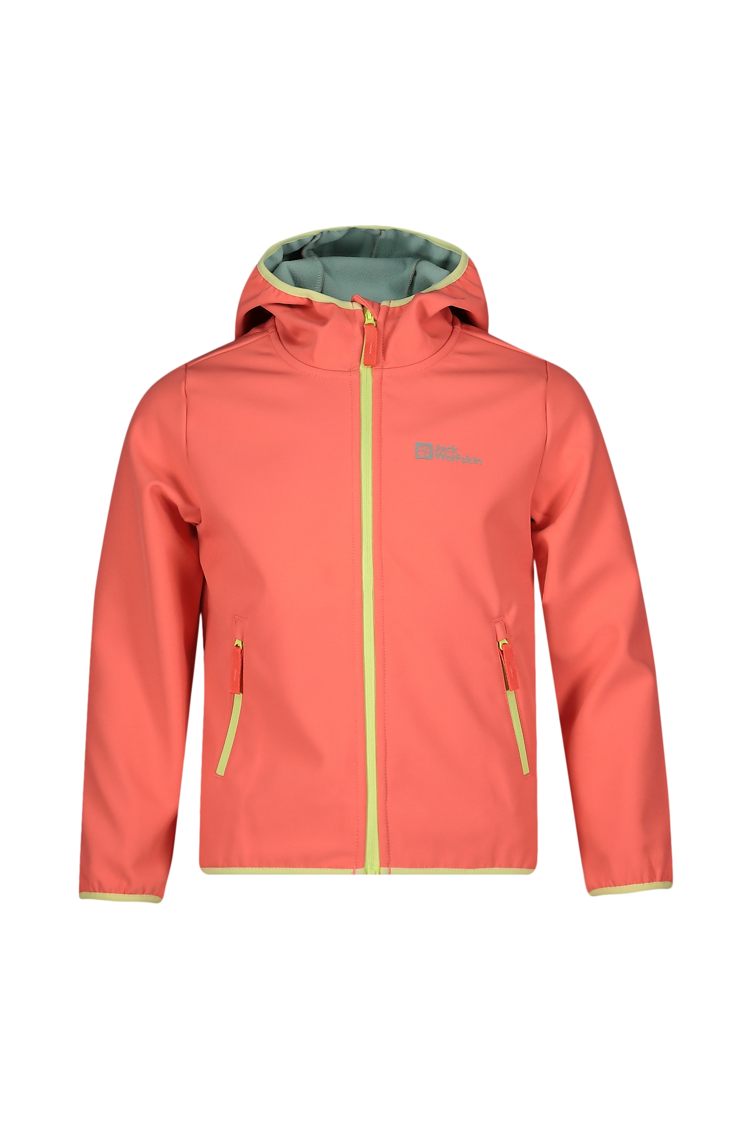 Image of Jack Wolfskin Fourwinds Kinder Softshelljacke Pink, , Größe: 164