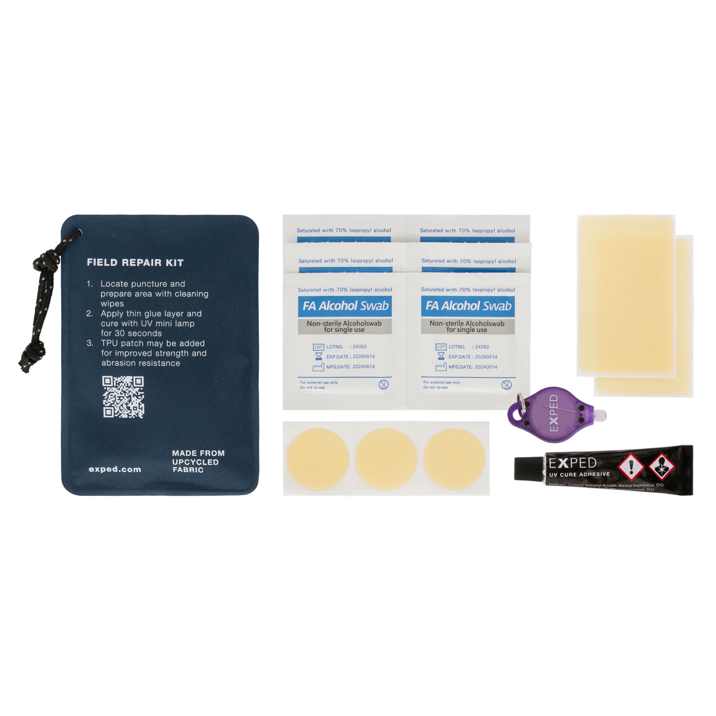 Exped Field Reparatur Set Blau, Herren, Größe: 0