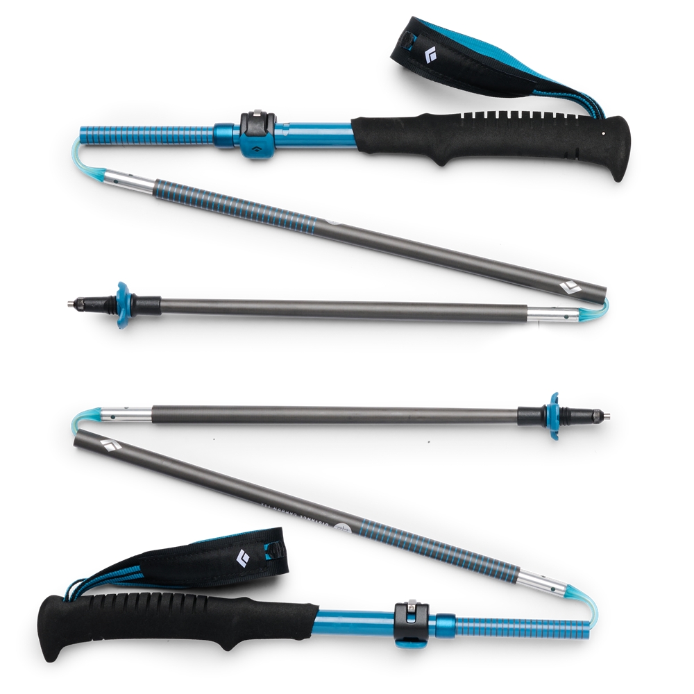 Black Diamond Distance Carbon FLZ Wanderstock Blau, Herren, Größe: 0