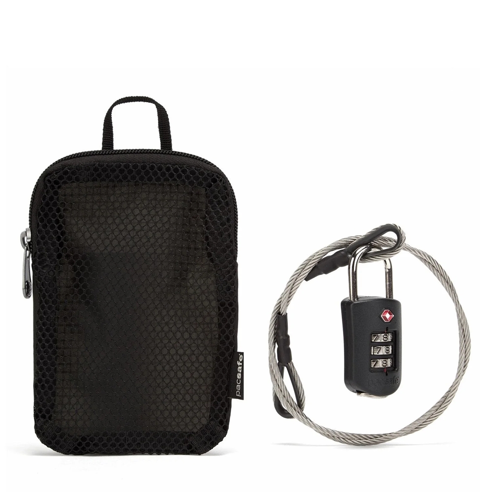 Image of Pacsafe Prosafe® 1000 combination Kabelschloss Schwarz, Herren, Größe: ONE SIZE
