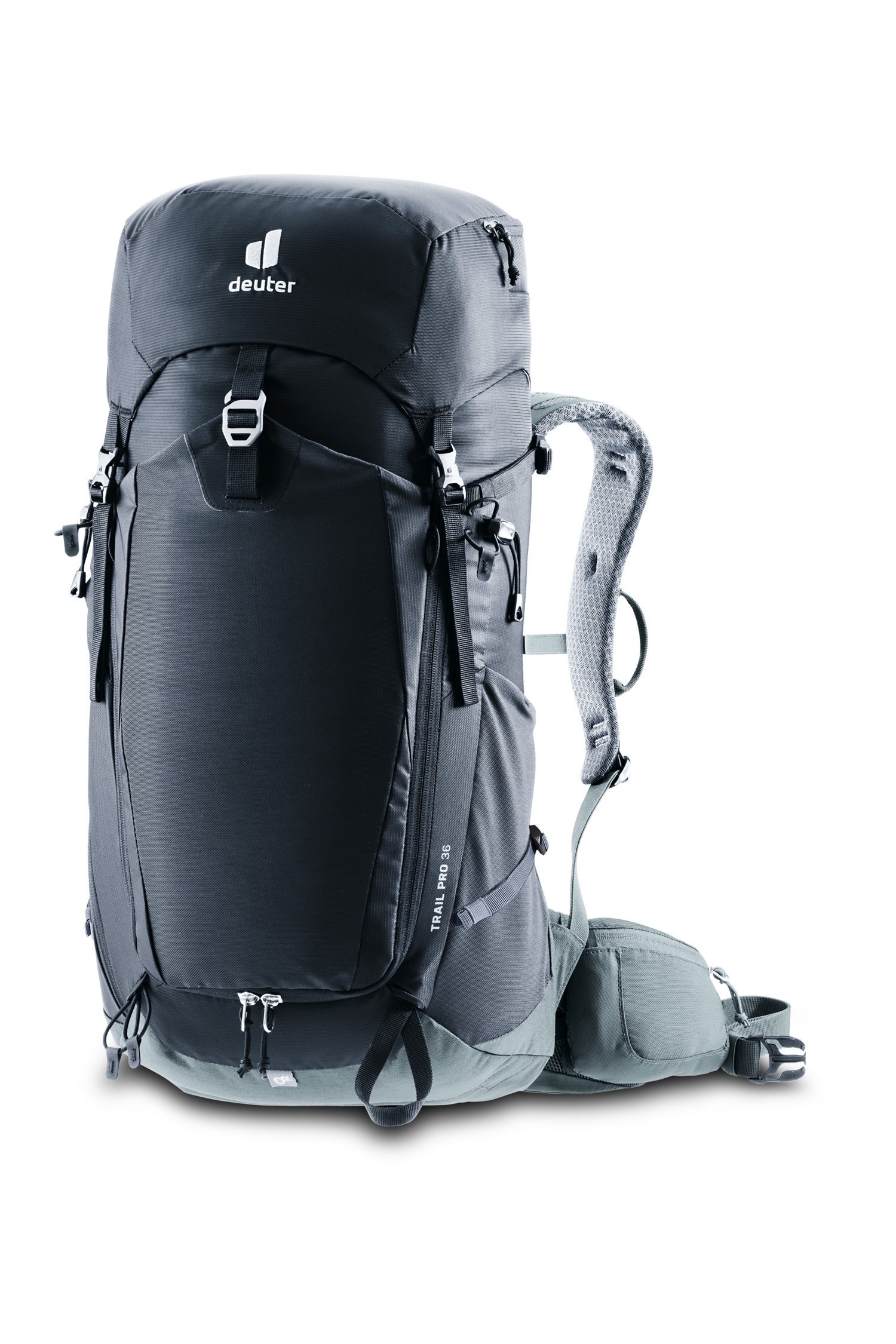 deuter Trail Pro 36 L Wanderrucksack Schwarz, Herren, Größe: ONE SIZE