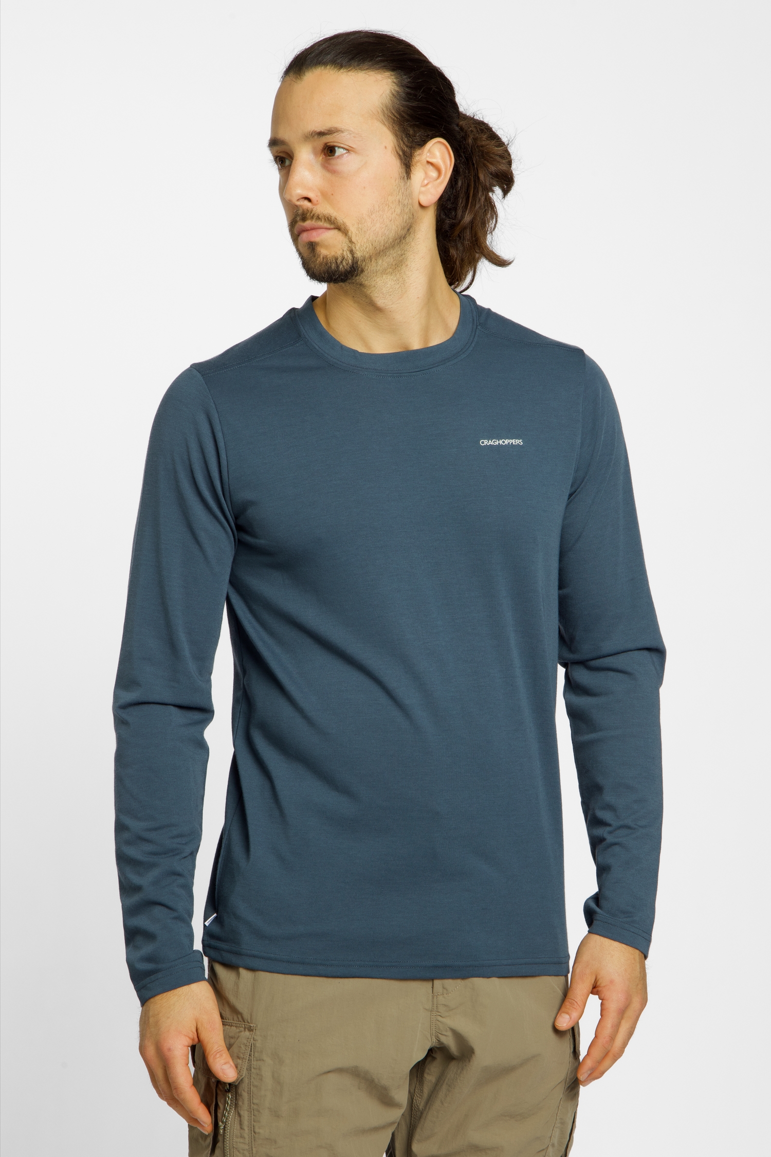 Image of Craghoppers NosiLife Anti-Insect Abel Herren Longsleeve Türkis, Herren, Größe: L