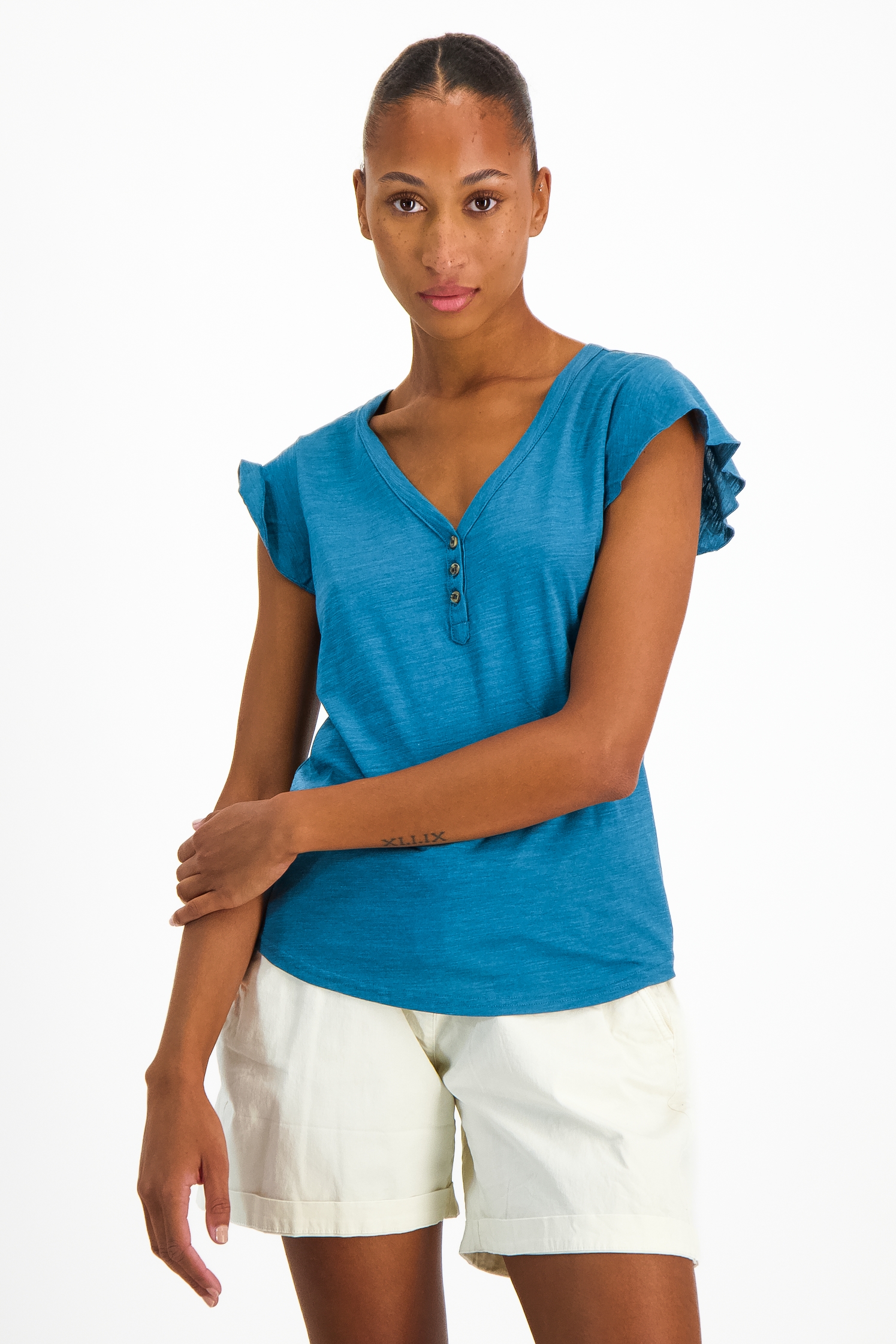 Image of PROTEST PRTKayla Damen T-Shirt Türkis, Damen, Größe: 38