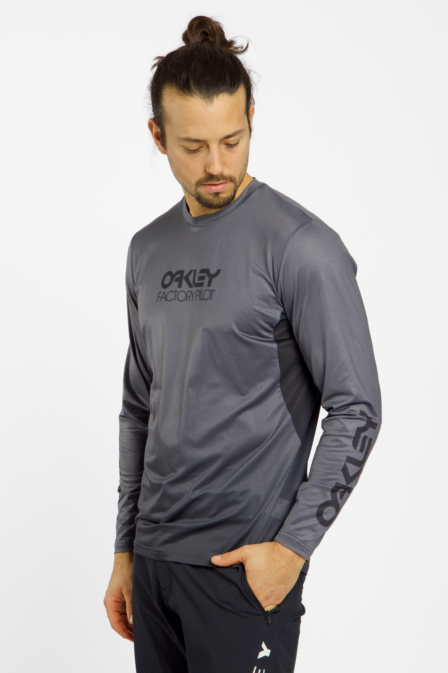 Image of Oakley Maven Coast 2.0 Herren Biketrikot Grau, Herren, Größe: S
