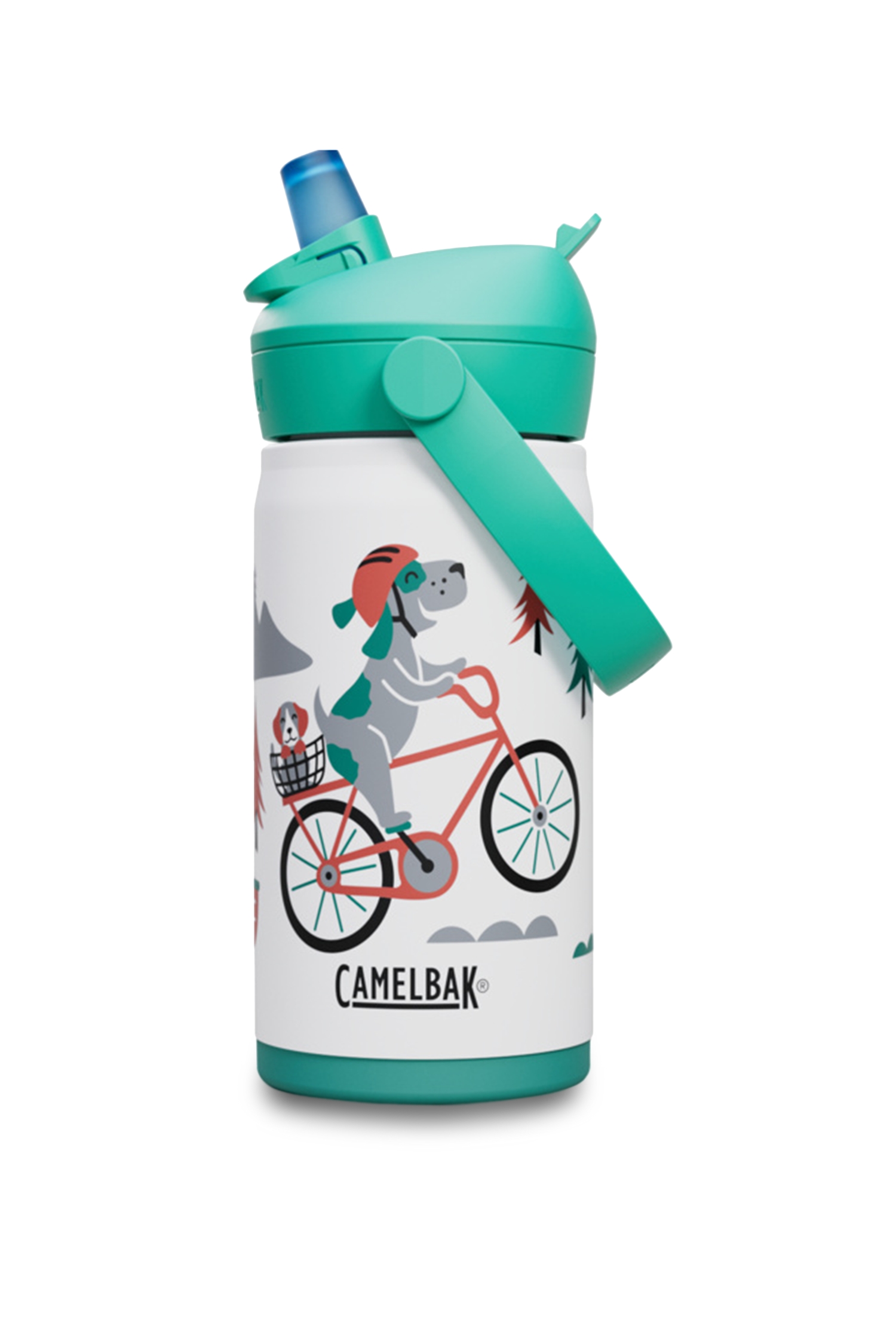 Image of Camelbak Thrive Flip Straw V.I. 400 ml Kinder Trinkflasche Weiss, , Größe: ONE SIZE