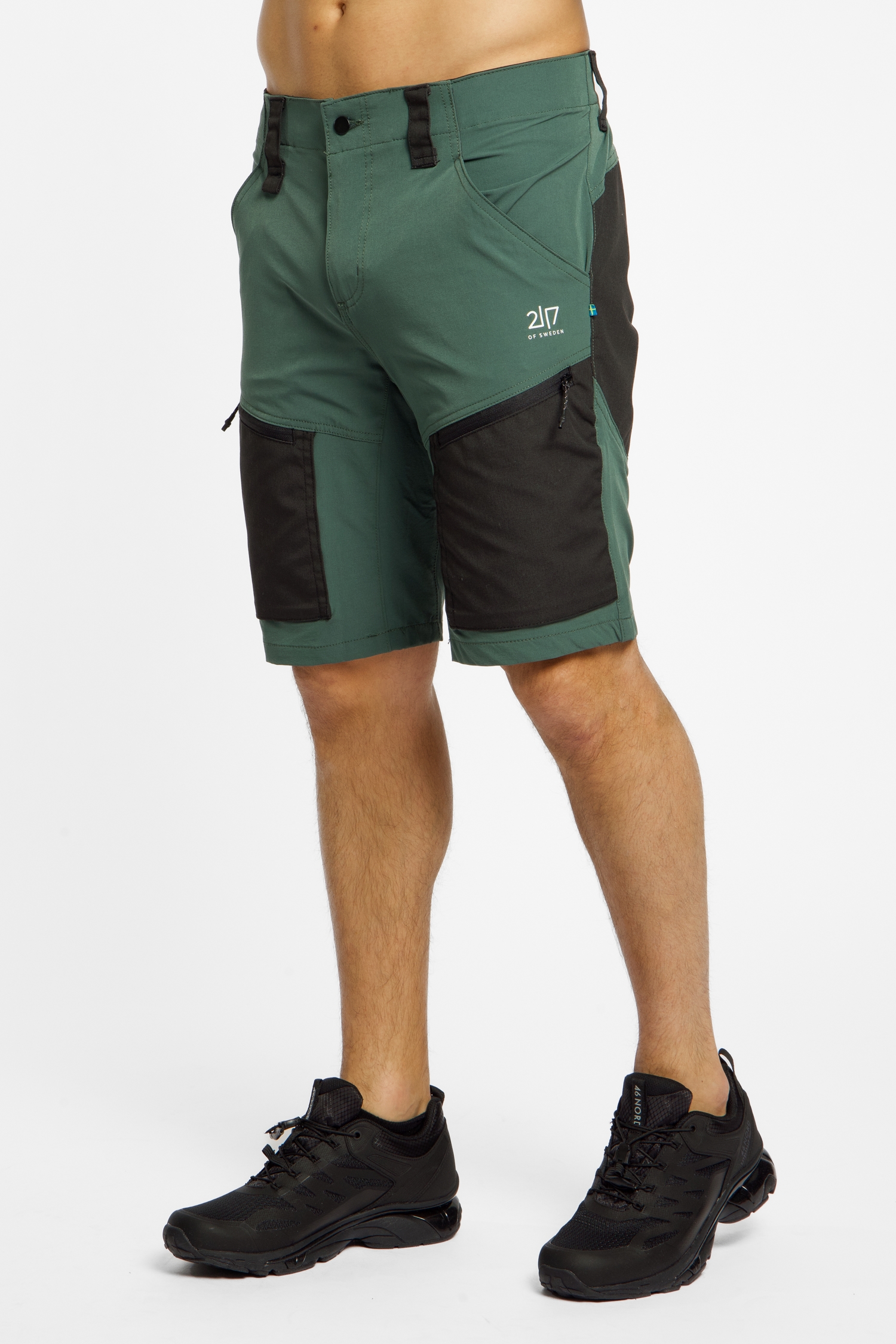 Image of 2117 OF SWEDEN Stojby Herren Wandershort Grün, Herren, Größe: M
