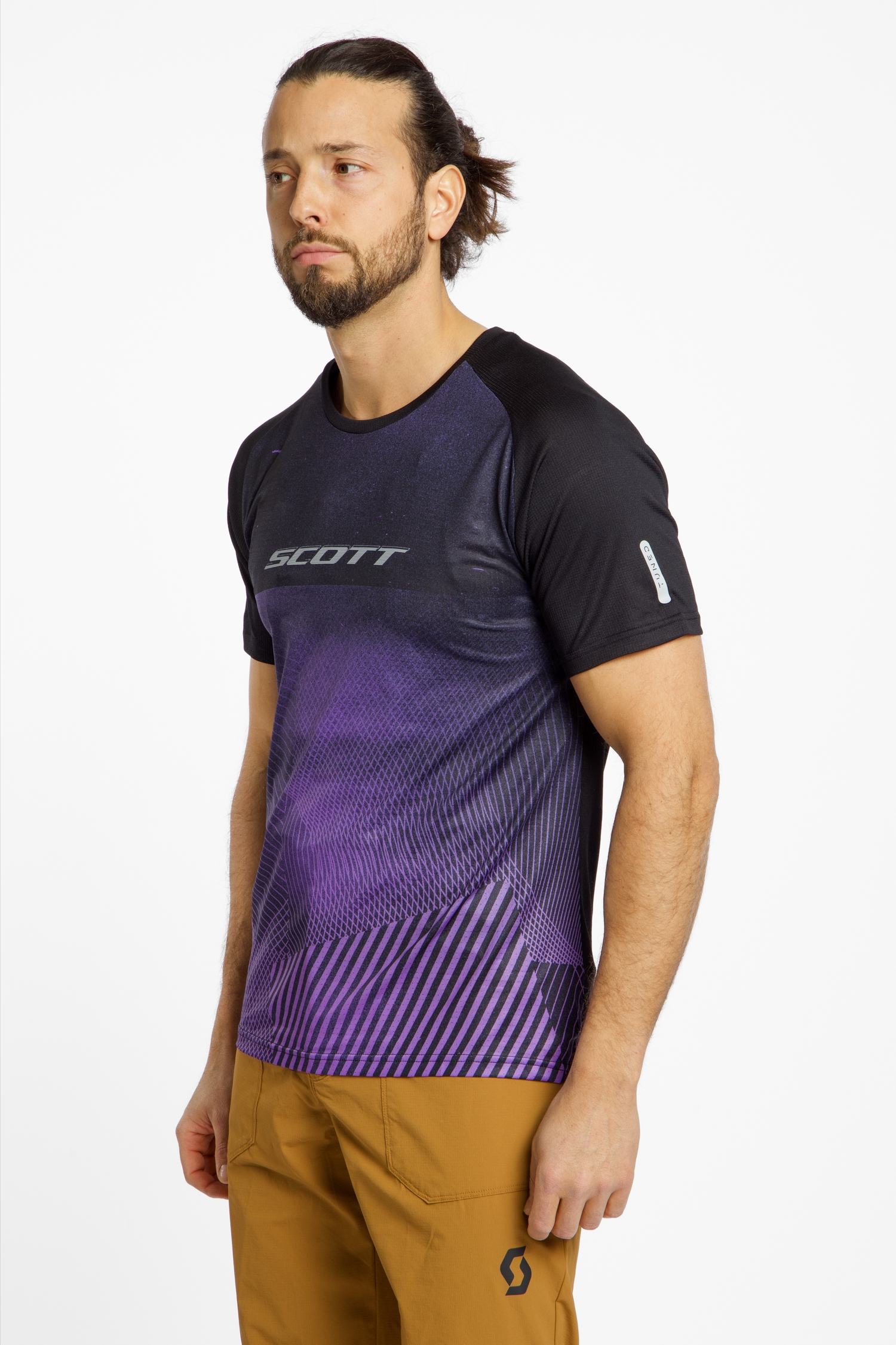 Image of SCOTT Trail Tuned SS Herren Biketrikot Lila, Herren, Größe: L