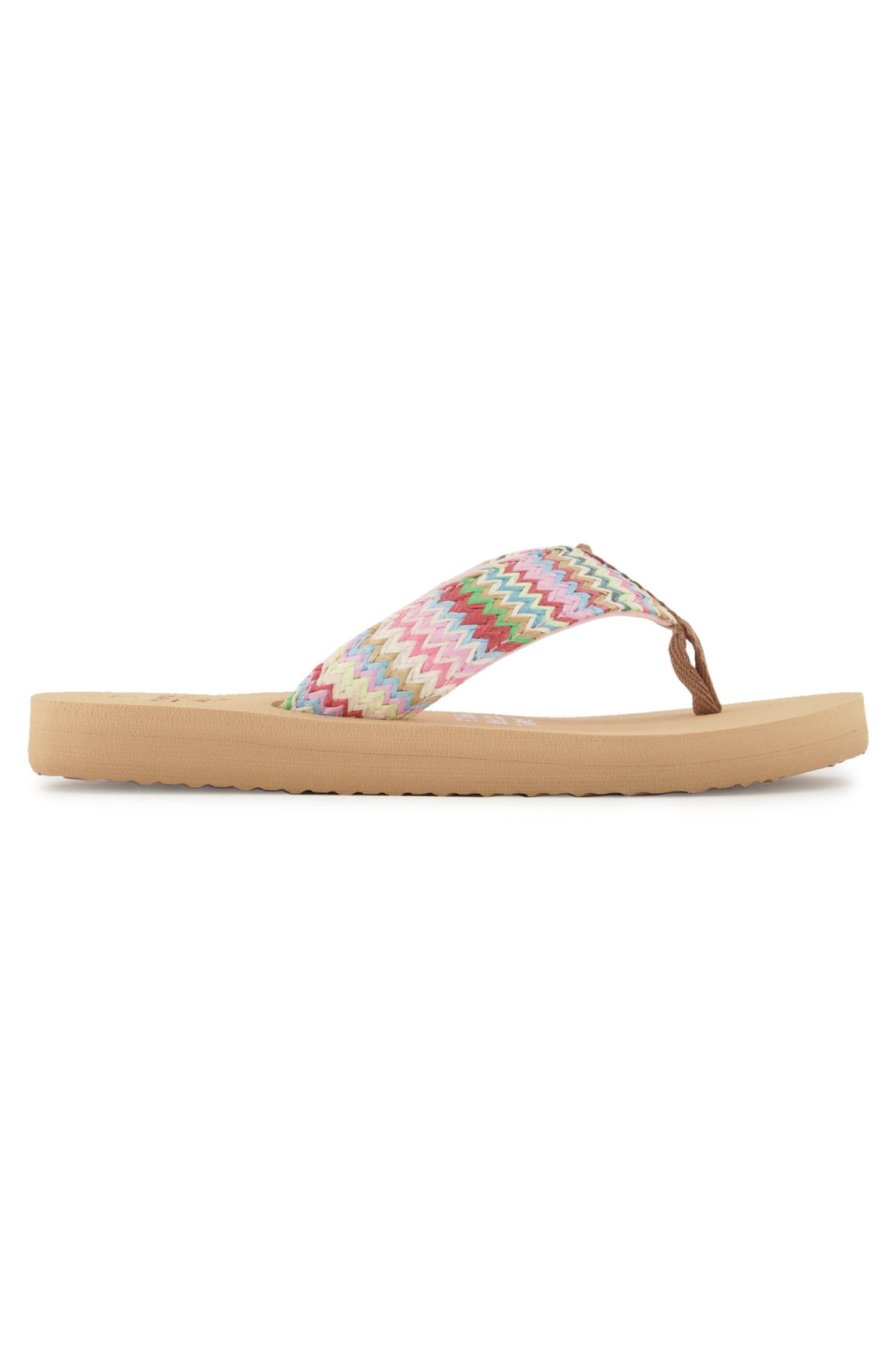 Image of BEACH MOUNTAIN Raffia Kinder Flip Flop Braun, , Größe: 36/37