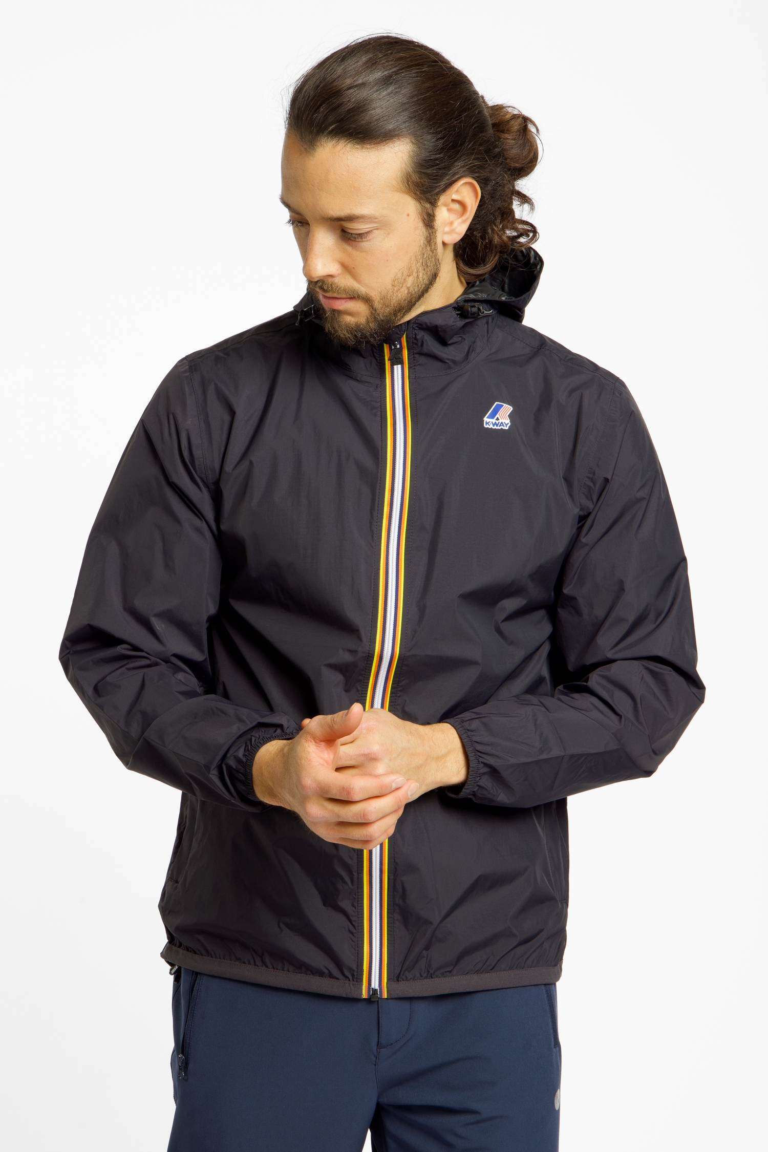 Image of K-Way Le Vrai 4.0 Claude Herren Regenjacke Schwarz, Herren, Größe: M
