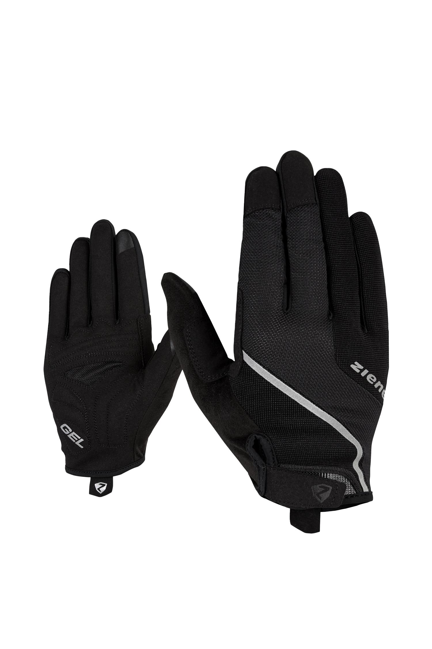 ziener Clyo Touch Long Herren Bikehandschuh Schwarz, Herren, Größe: 7