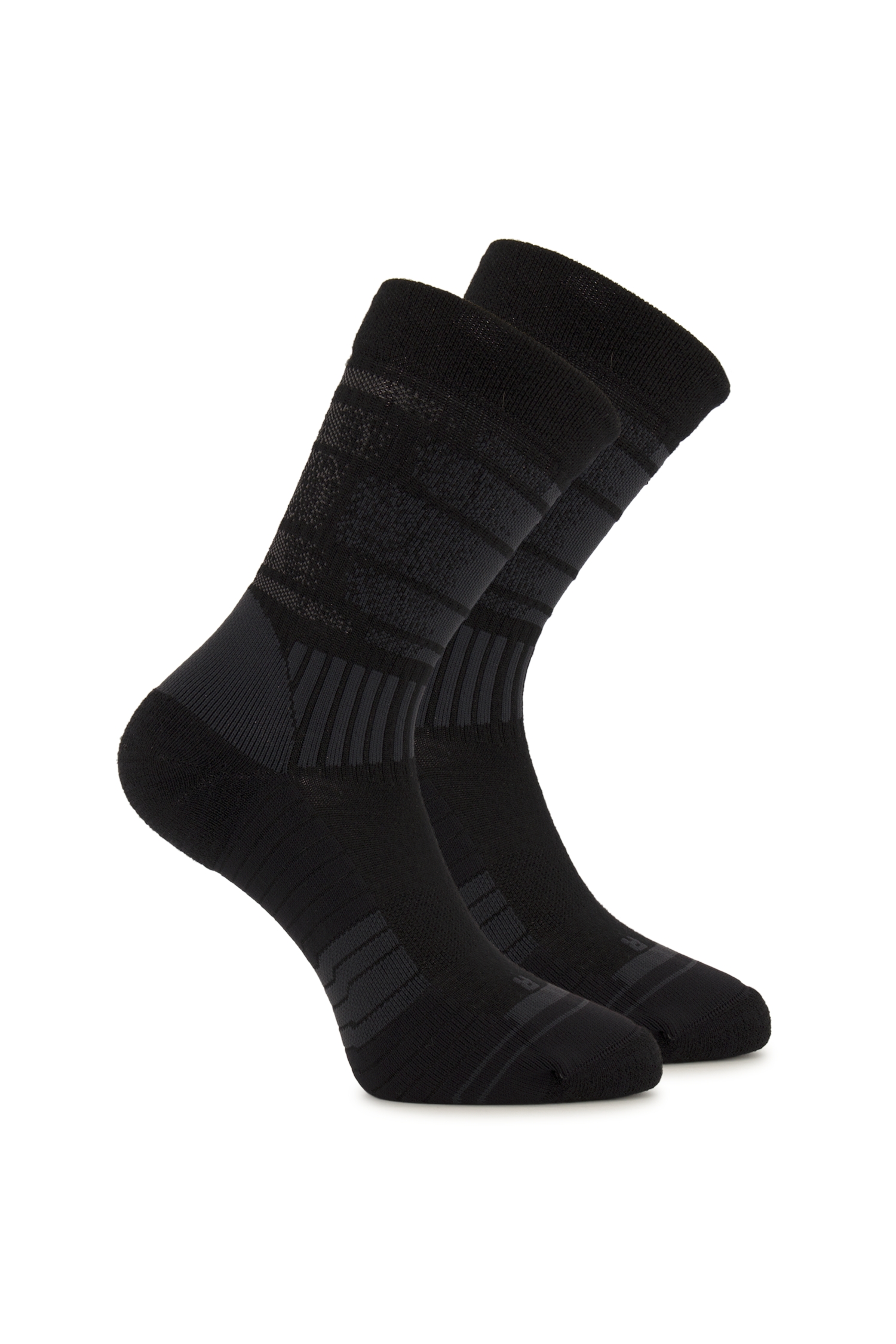 46 NORD 2-Pack Advanced 35-48 Herren Wandersocken Schwarz, Herren, Größe: II